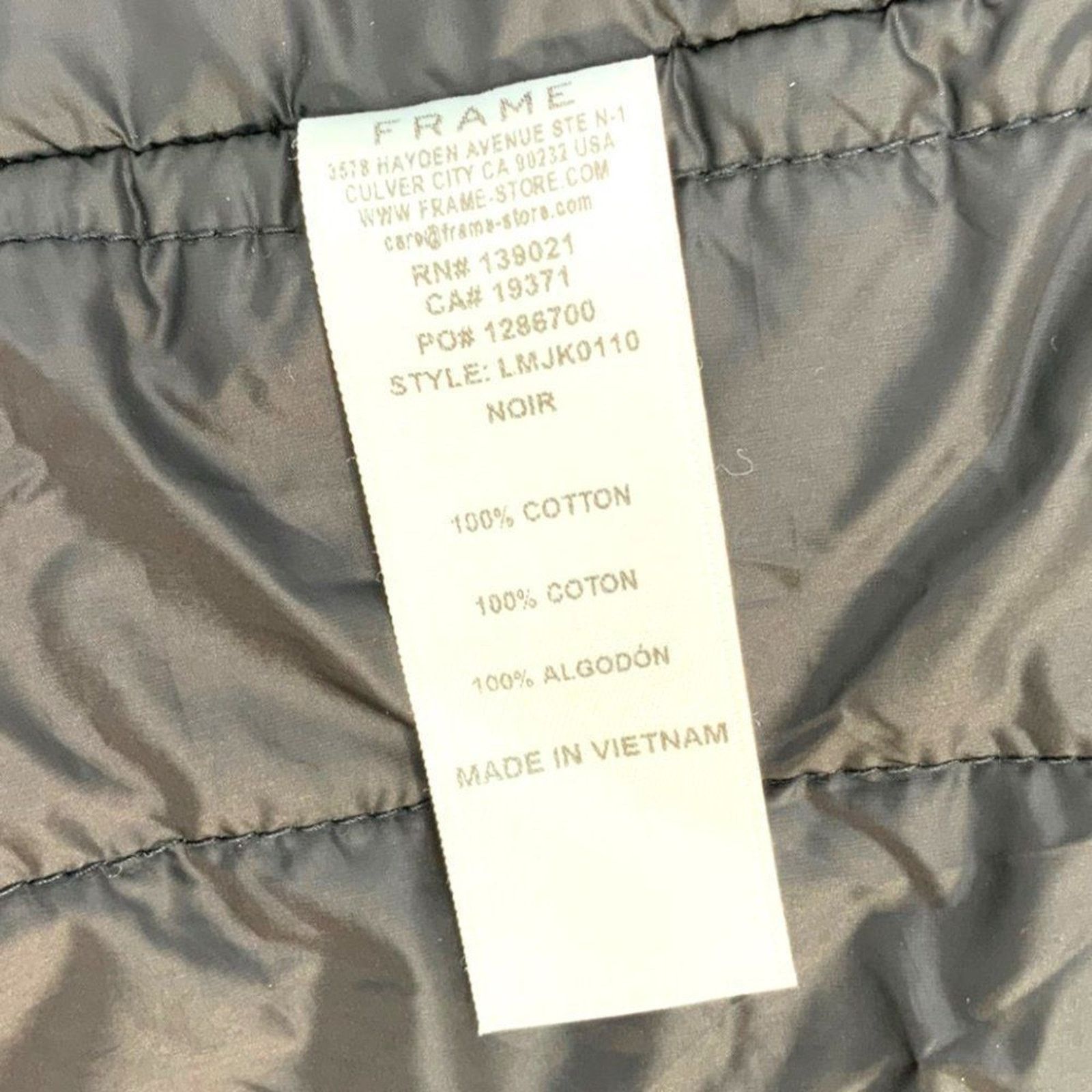 Frame Frame Black Hoodie Denim Jacket Size Medium NWOT $498 MSRP Size US M / EU 48-50 / 2 - 9 Thumbnail