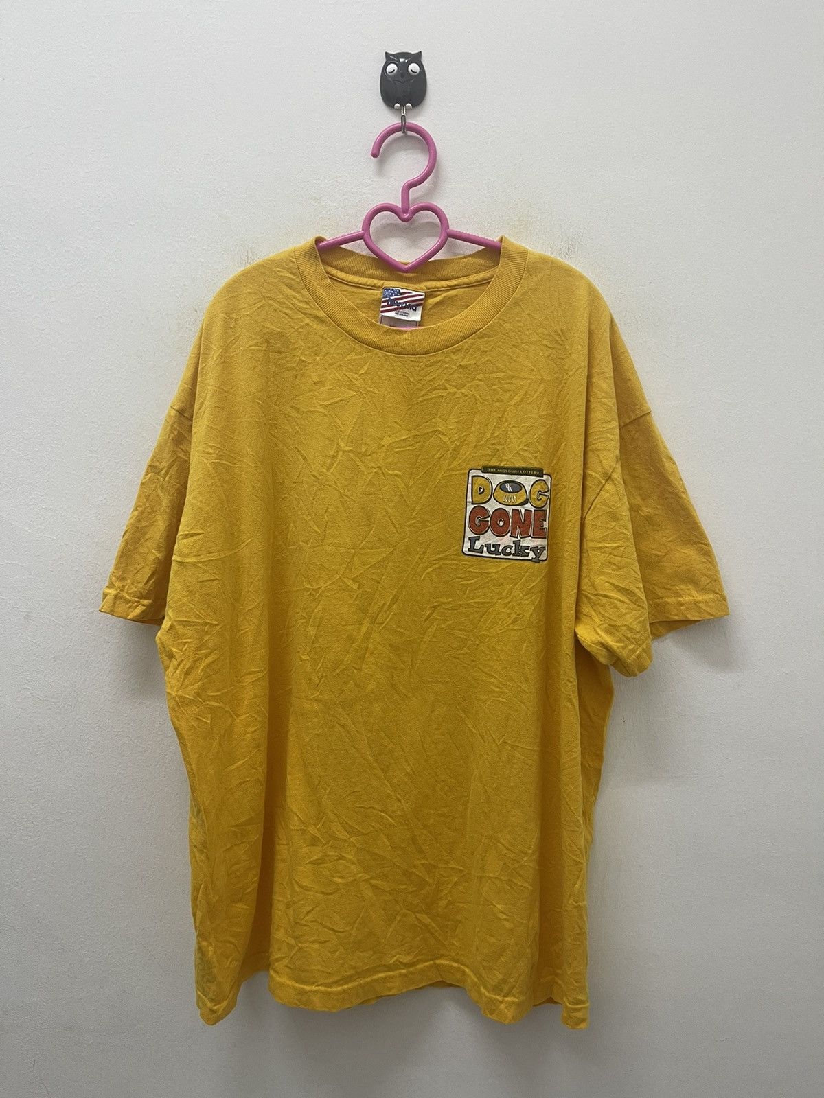 Vintage Rare Vintage DOG GONE LUCKY The Missouri Lottery Surf Promo Size US XL / EU 56 / 4 - 3 Thumbnail