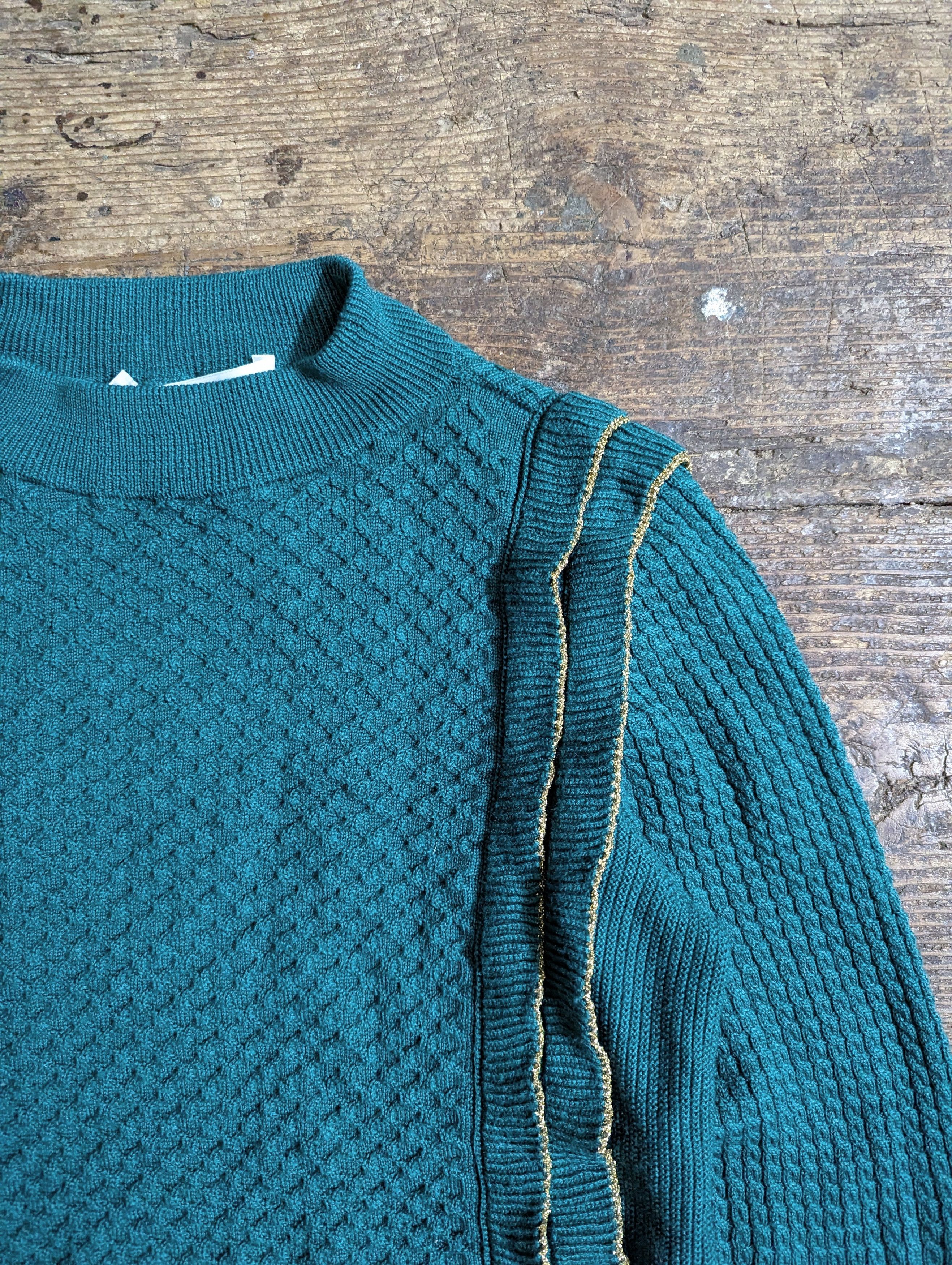 Philosophy di Lorenzo Serafini 00s Philosophy di Lorenzo Serafini Gold Details Sweater Size M / US 6-8 / IT 42-44 - 3 Thumbnail
