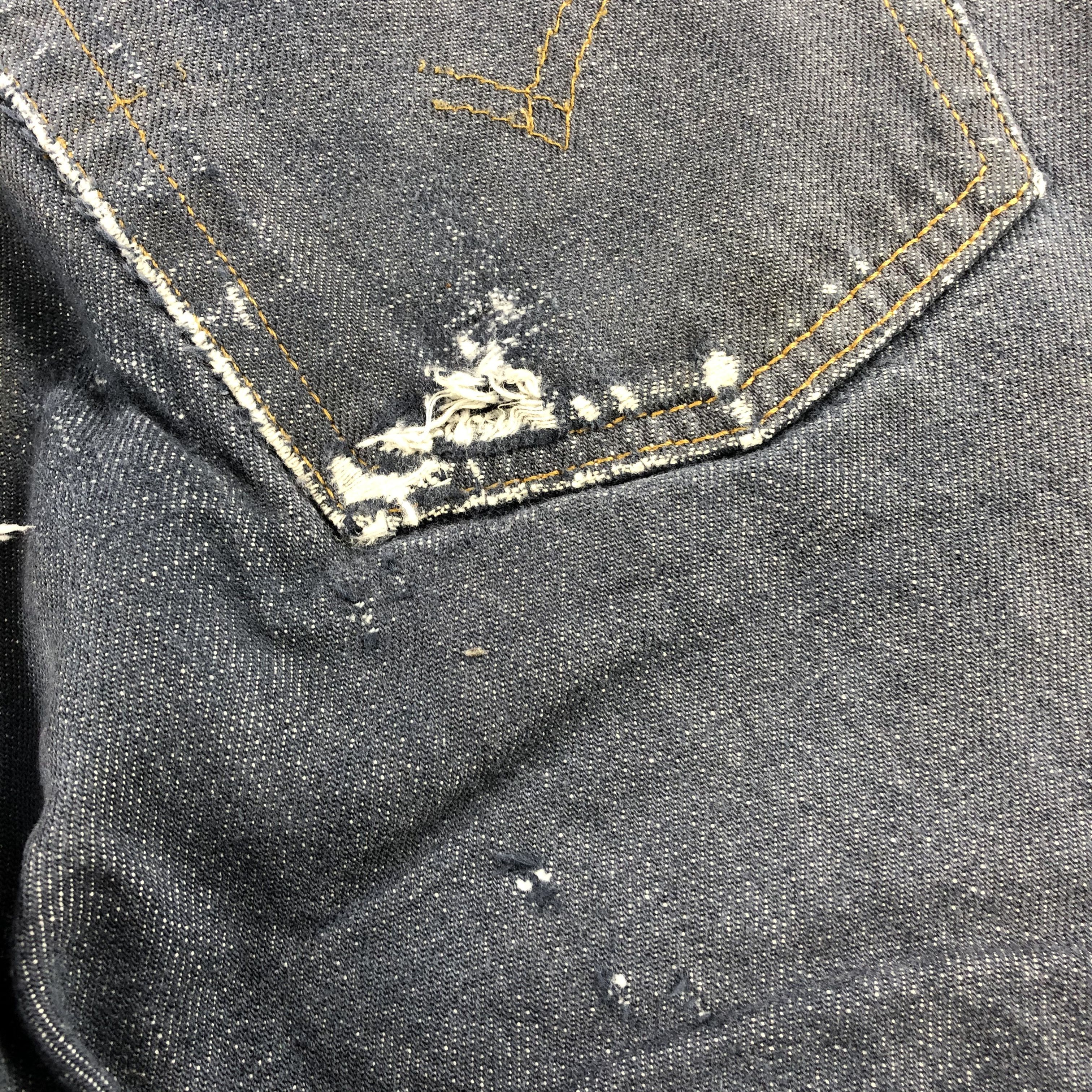 Levi's × Vintage Vintage 90s Levis 501 Ripped Jeans-JM2482 Size US 30 / EU 46 - 7 Thumbnail