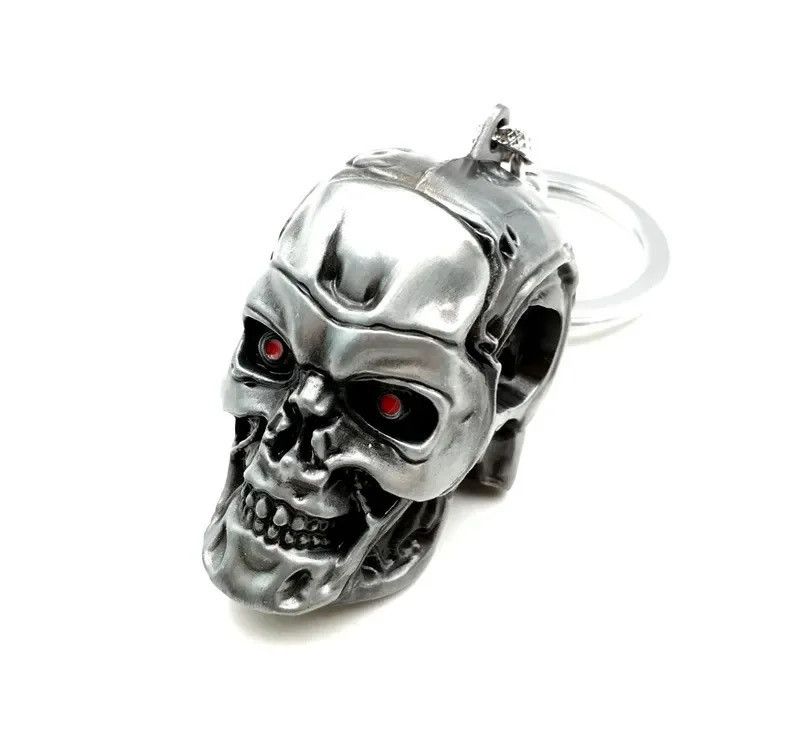 Vintage Trinkets Keychain Zinc Alloy Key Chain Cool Skull Size ONE SIZE - 5 Thumbnail