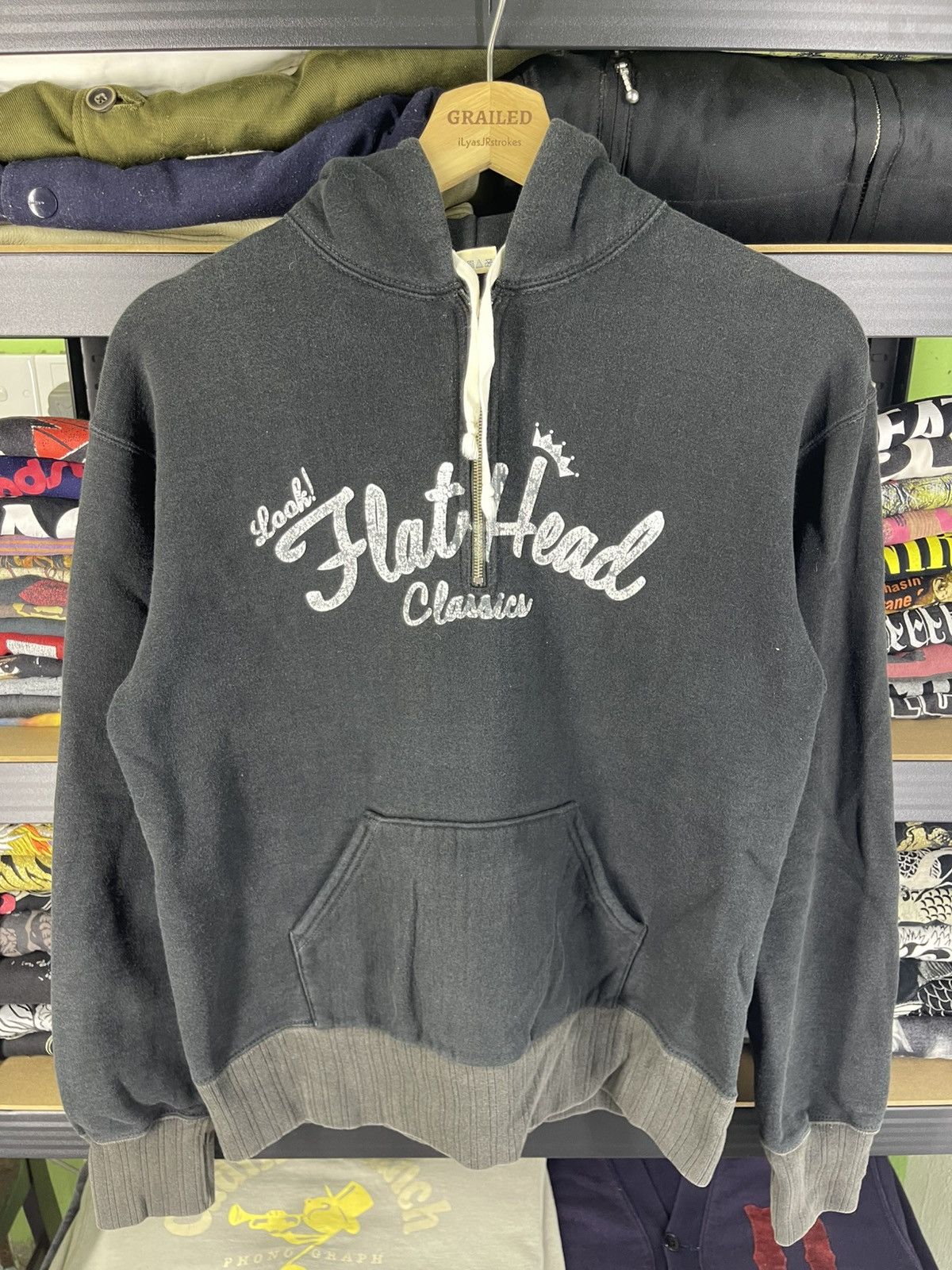 The Flat Head Vintage The Flat Head Hoodie Sweatshirt Size US M / EU 48-50 / 2 - 2 Thumbnail