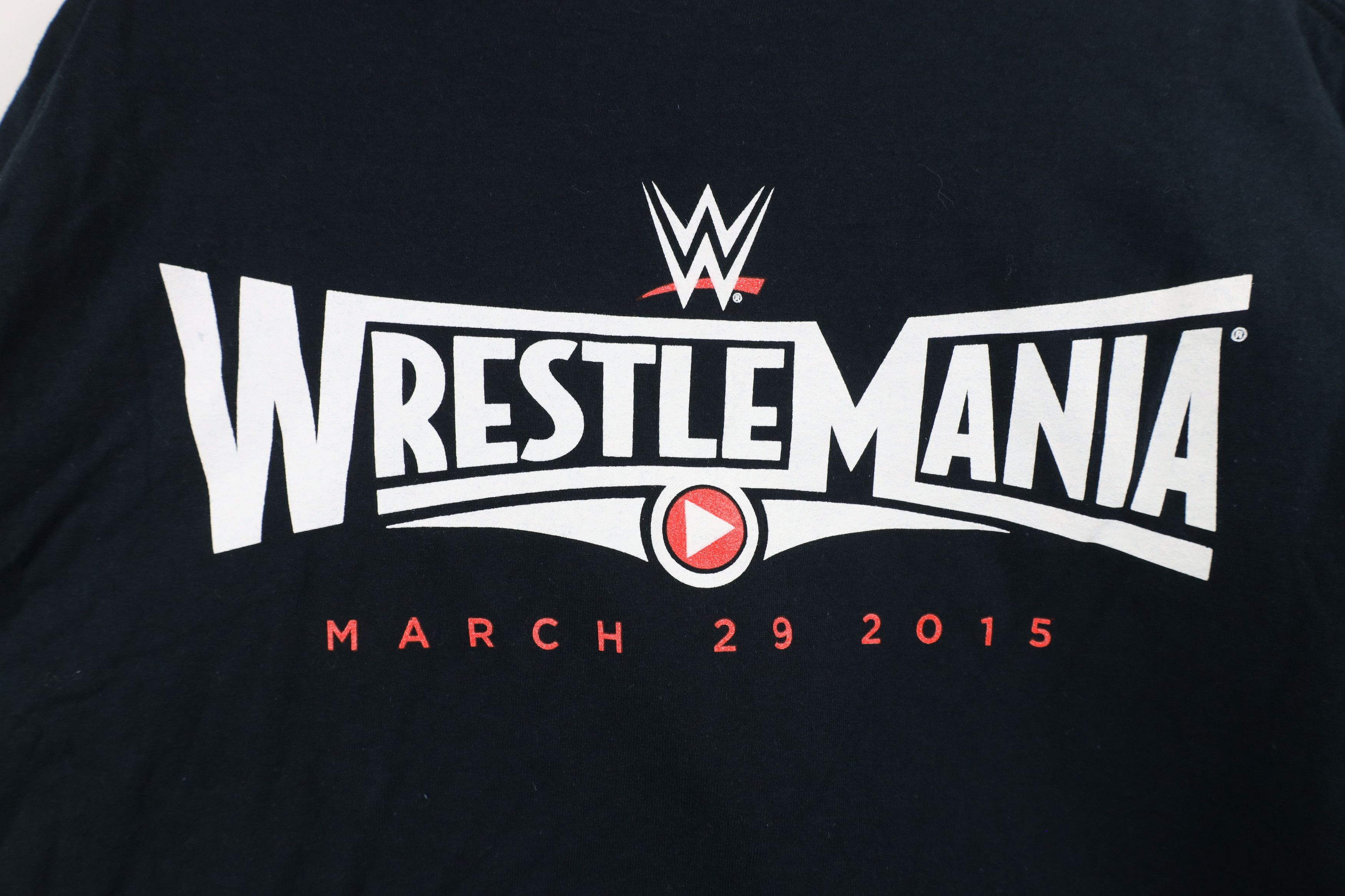 Vintage Vintage Y2K 2015 WWE WrestleMania Spell Wrestling T-Shirt Size US XXL / EU 58 / 5 - 9 Thumbnail