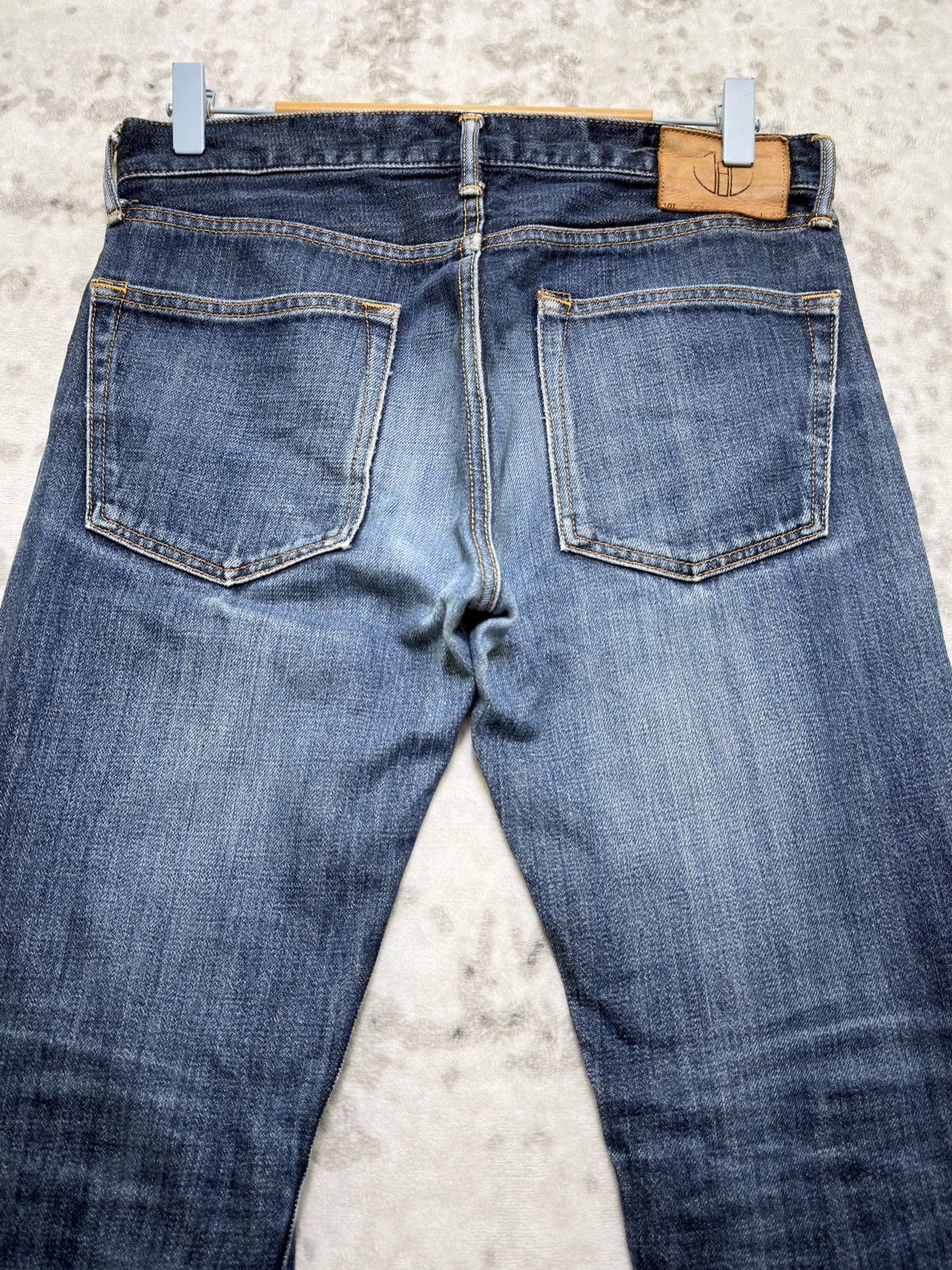 Japan Blue Japan Blue Jeans Selvedge Slim Fit Washed Whiskered Jeans Size US 29 - 10 Thumbnail