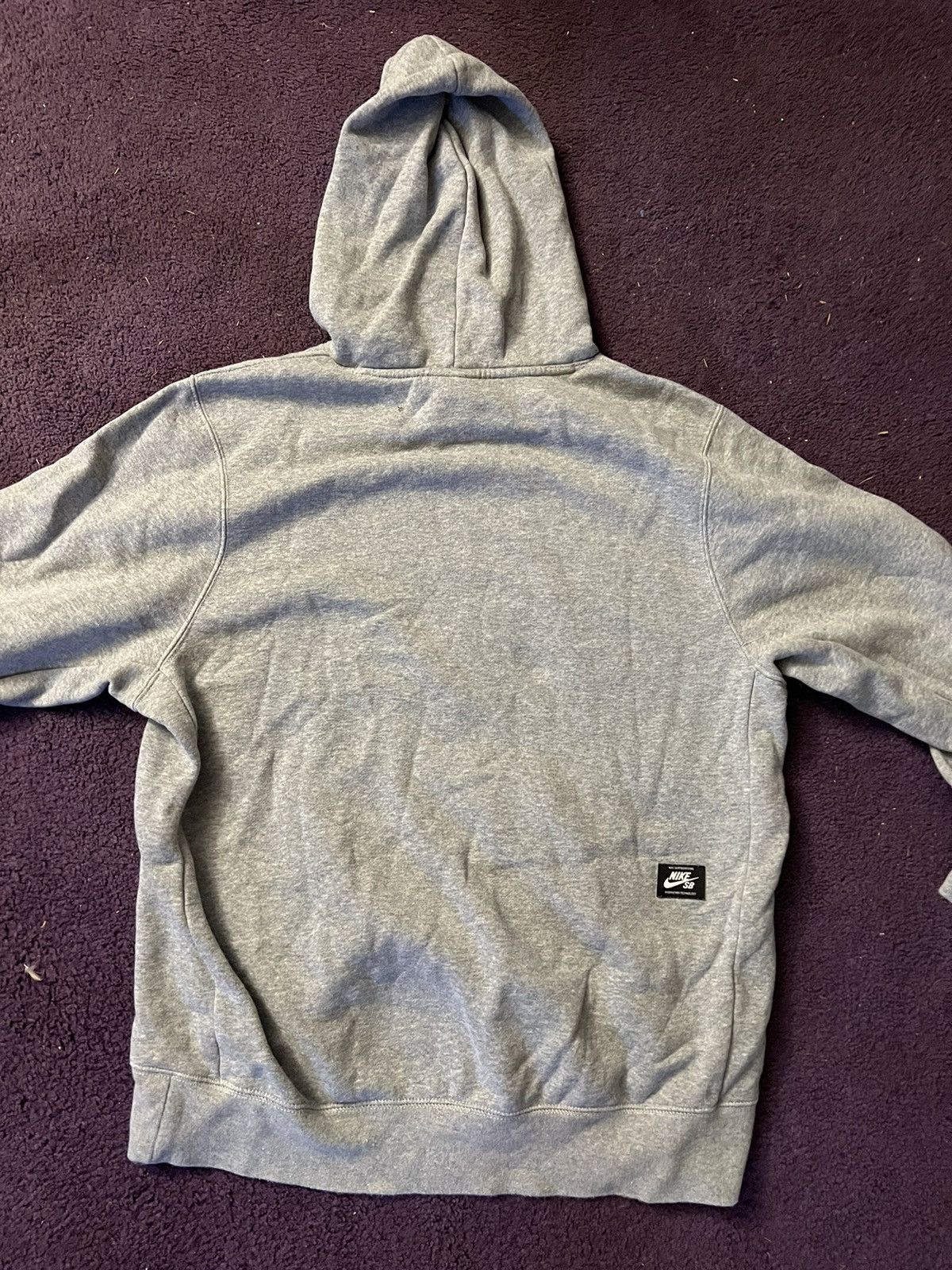 Nike × Vintage Nike Sb Grey Hoodie Size US L / EU 52-54 / 3 - 3 Thumbnail