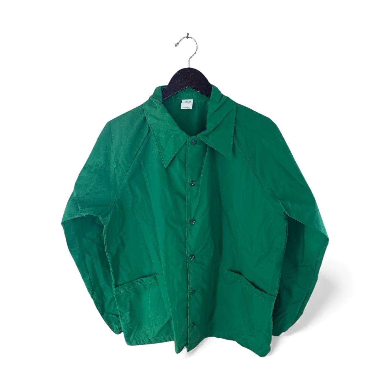 Vintage VINTAGE mens 80s COACHES JACKET Windbreaker One: M Green 100% Nylon NWOT Deadstock Made in USA Mens Small? Size US M / EU 48-50 / 2 - 2 Thumbnail