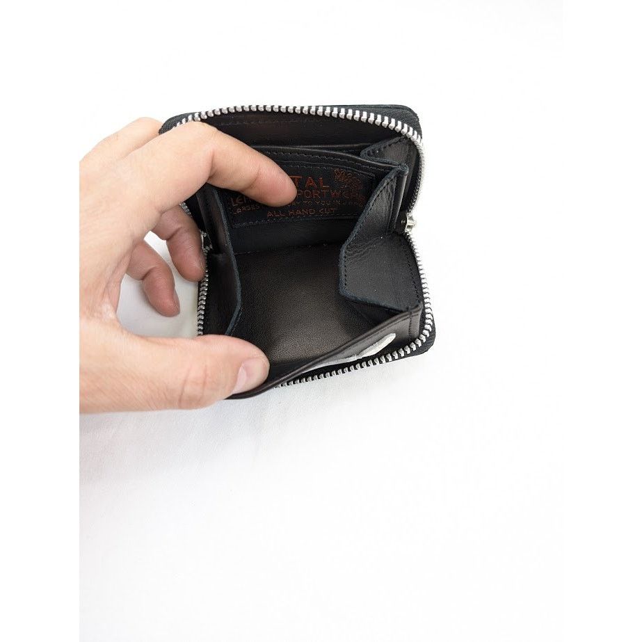 Kapital Kapital Zip Wallet Black/White Size ONE SIZE - 12 Thumbnail
