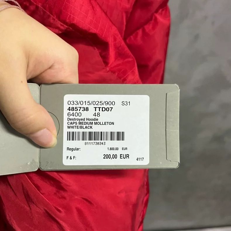 Balenciaga Balenciaga Red Solid Graphic Print Logo Down Jacket Coat Size US M / EU 48-50 / 2 - 5 Thumbnail
