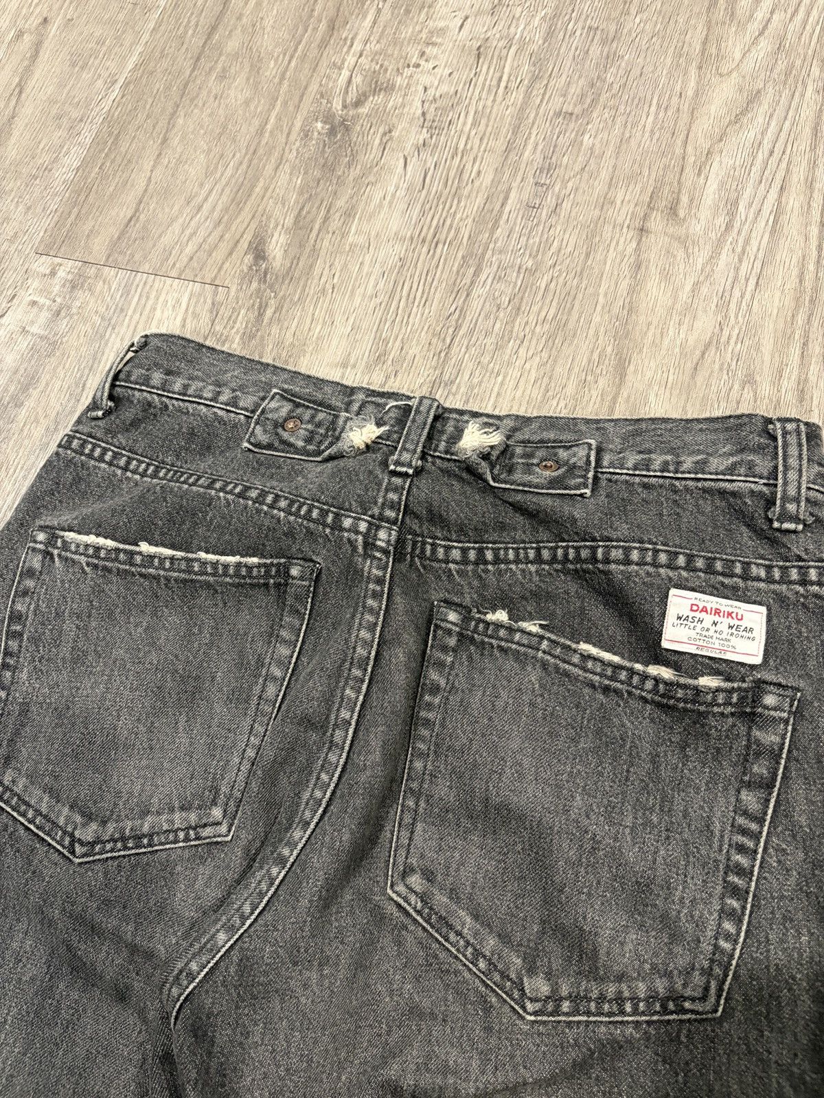 Japanese Brand Dairiku Bootcut Jeans Size US 30 / EU 46 - 4 Thumbnail