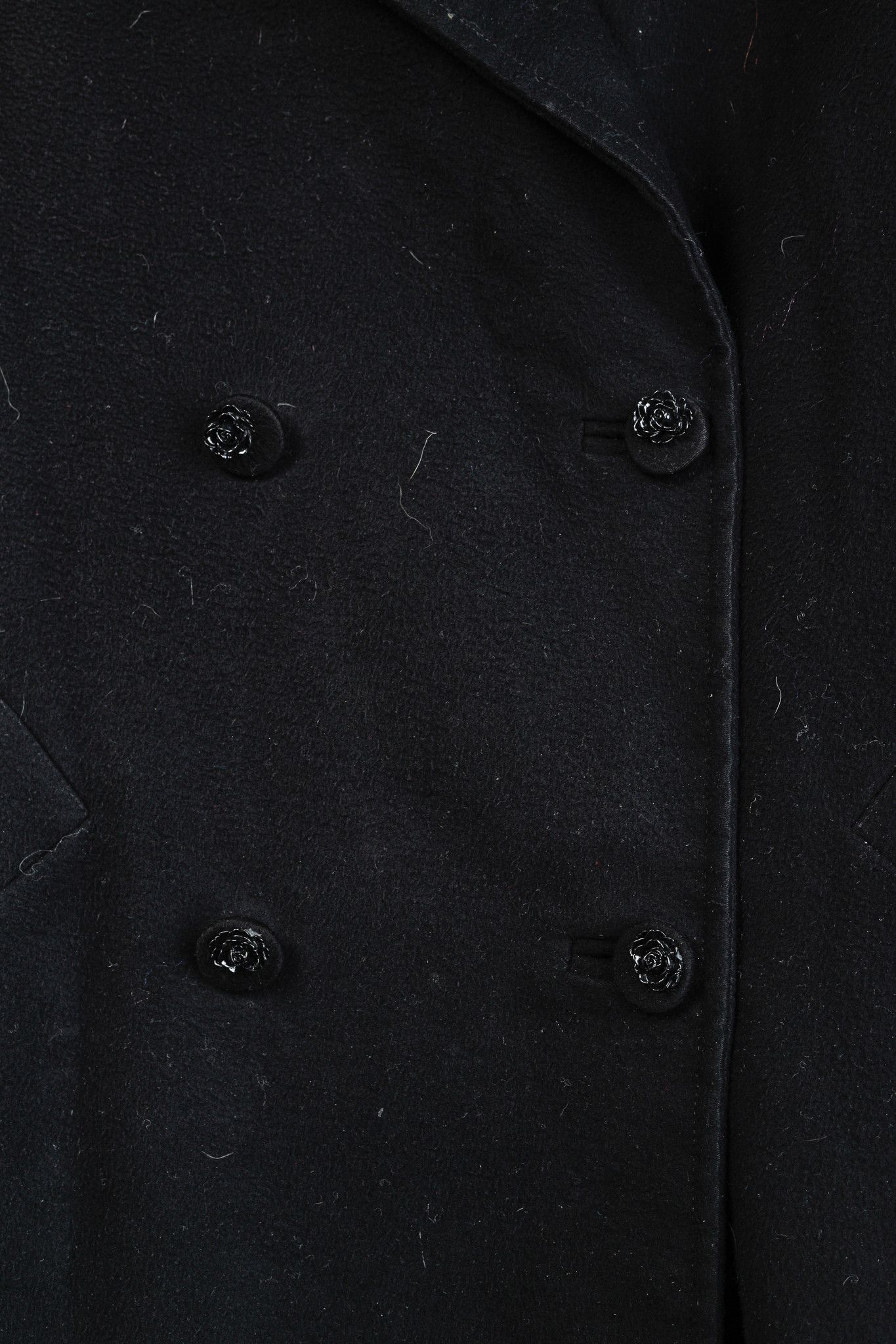 Other Calla Paris Fall 2013 Boucle Sleeve Multi-Material Pea Coat Size S / US 4 / IT 40 - 9 Thumbnail