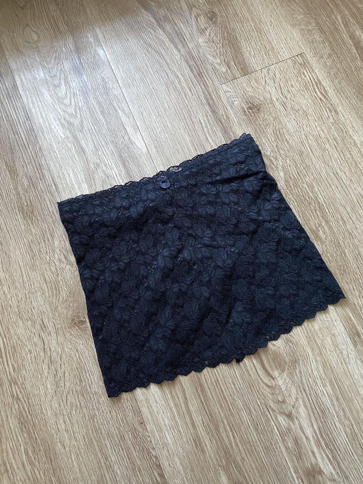 Other Y2K 00s Lace Mini Skirt Size 24" / US 00 / IT 34 - 2 Thumbnail