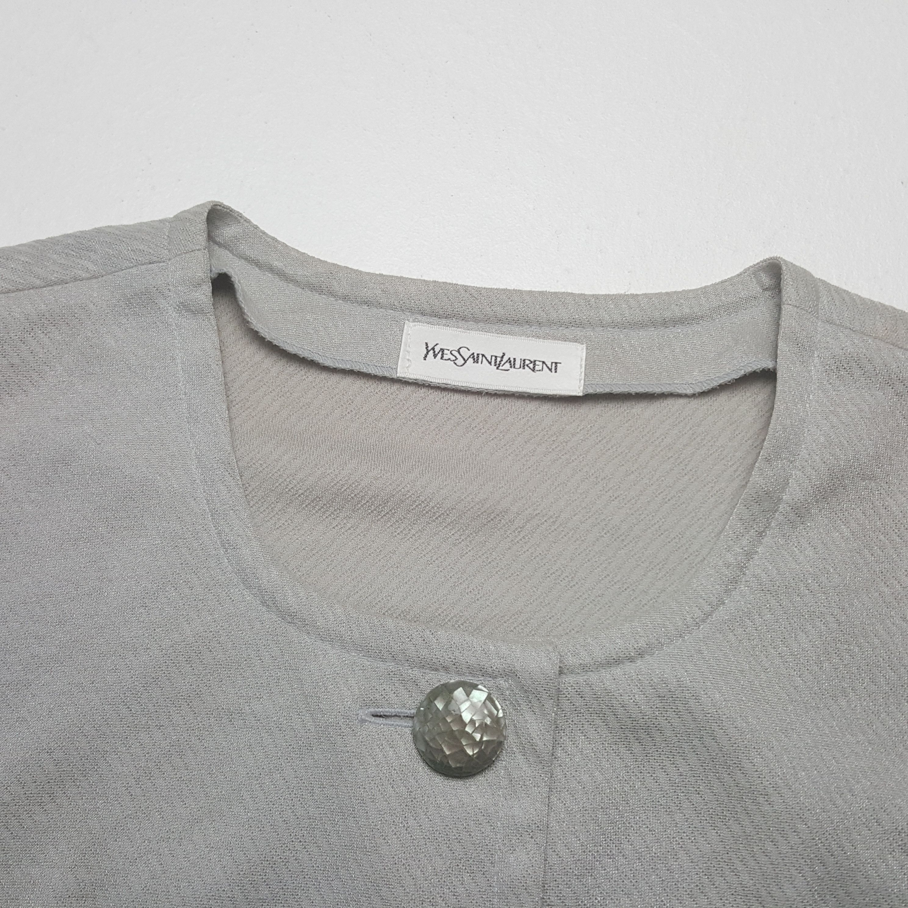 Yves Saint Laurent Vintage Yves Saint Laurent Button Up Shirt C312N11 Size M / US 6-8 / IT 42-44 - 4 Thumbnail