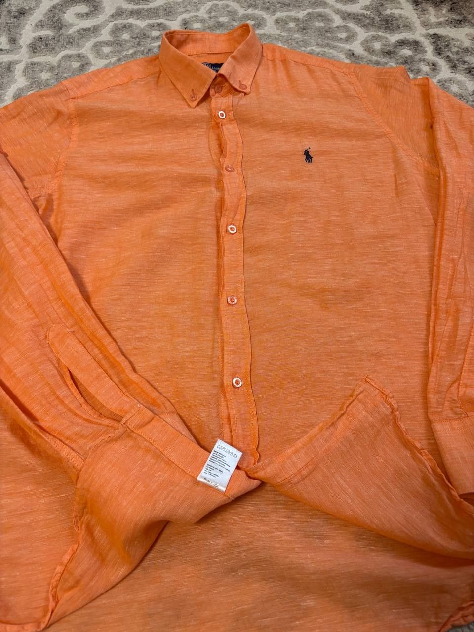 Polo Ralph Lauren Polo Ralph Lauren Blake men's shirt, orange, made in USA Size US L / EU 52-54 / 3 - 6 Thumbnail