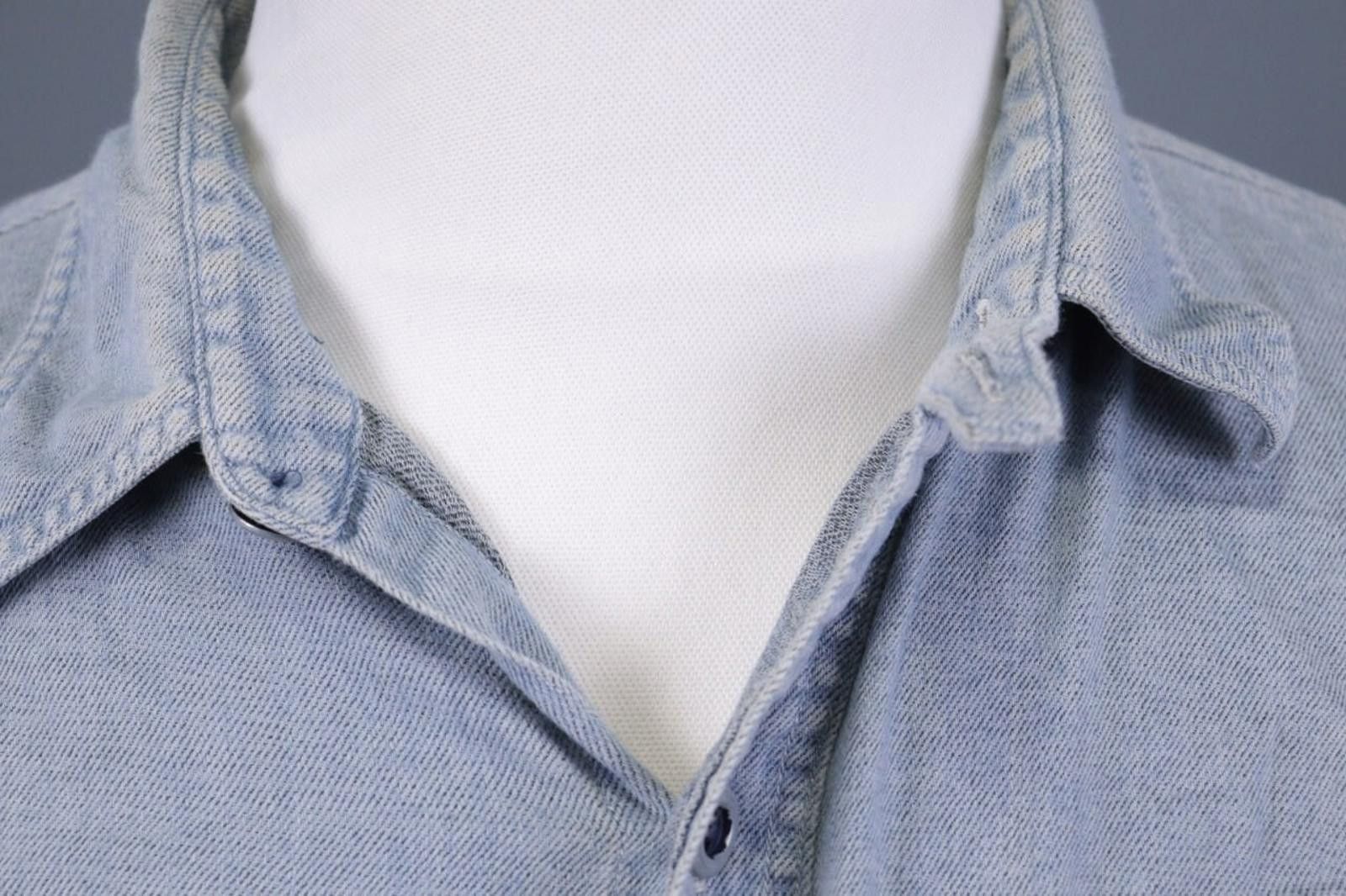 Polo Ralph Lauren Ralph Lauren Double RL Blue Denim Pockets Flanel Shirt M Size US M / EU 48-50 / 2 - 3 Thumbnail