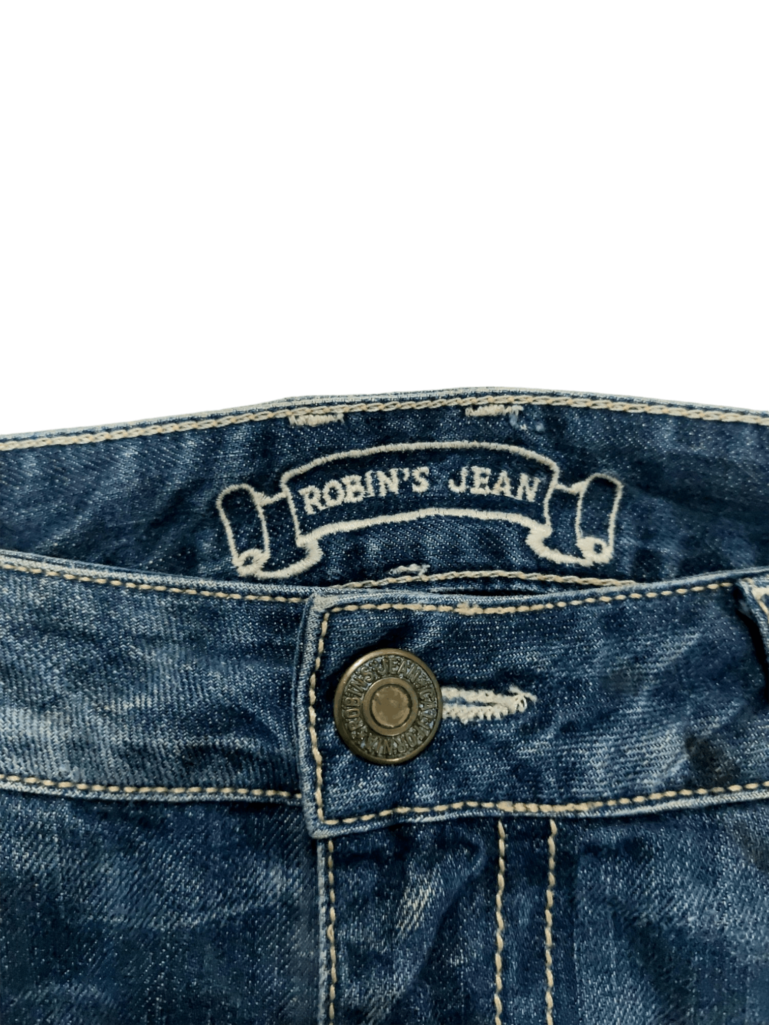 Robins Jeans Robins Jeans Flare Buckle Back Denim Size US 34 / EU 50 - 12 Thumbnail