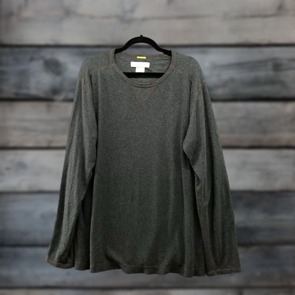 Quiksilver Quiksilver Editions Men's Long Sleeve Gray Thermal Crewneck T-Shirt Size L Size US L / EU 52-54 / 3 - 1 Thumbnail