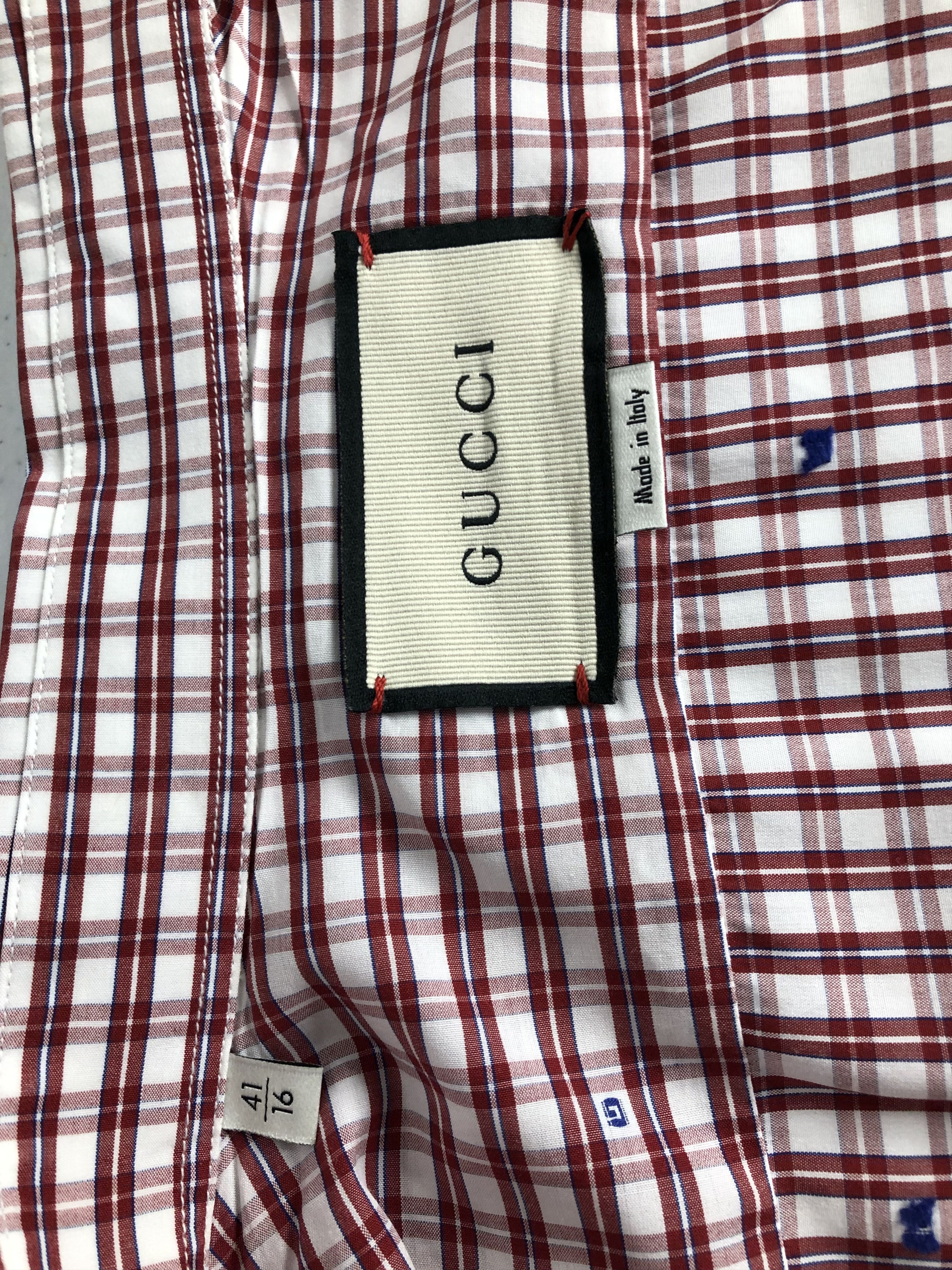 Gucci Gucci Checkered 'G' Shirt Size US L / EU 52-54 / 3 - 8 Thumbnail