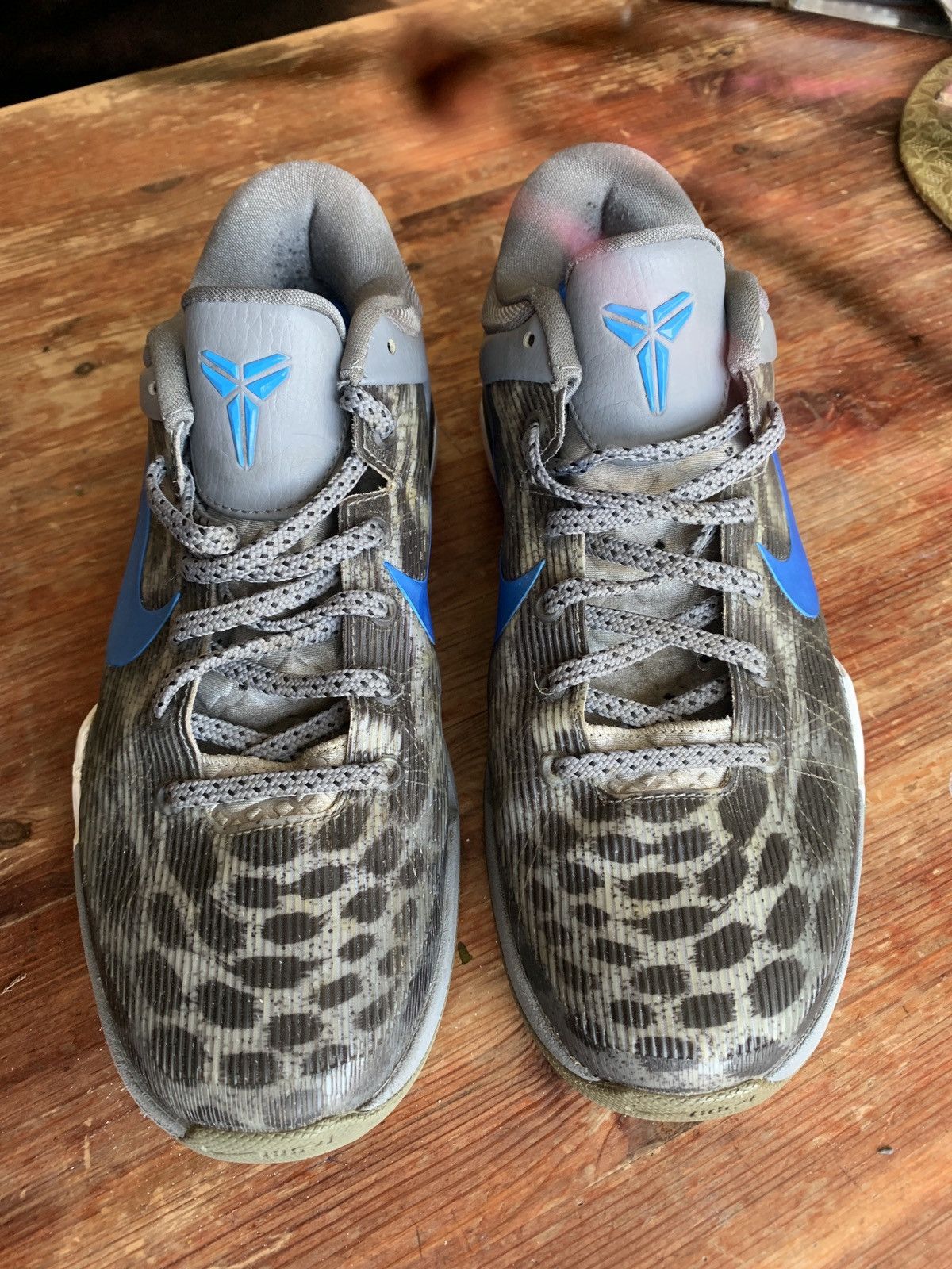Nike Kobe 7 Cheetah (Wolf Grey/Photo Blue-Black-Cool Grey) Size US 8 / EU 41 - 3 Thumbnail