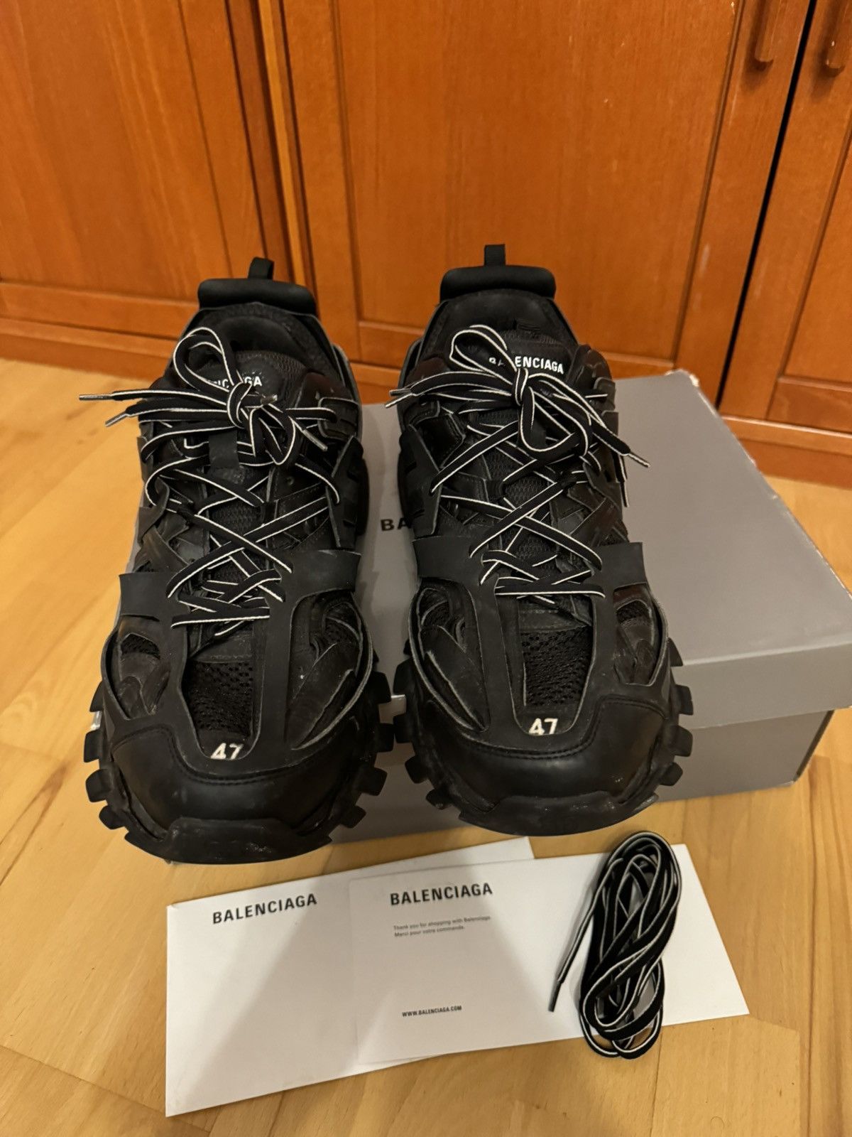 Balenciaga Balenciaga Triple Black Track Size US 14 / EU 47 - 6 Thumbnail