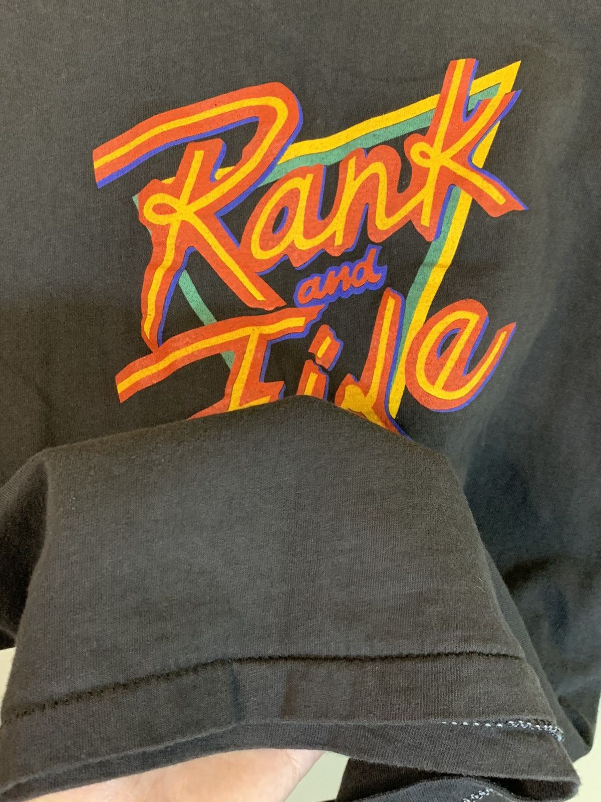 Band Tees × Vintage *RARE* Vintage 1984 Rank And File Long Gone Dead Band Shirt Size US S / EU 44-46 / 1 - 7 Thumbnail