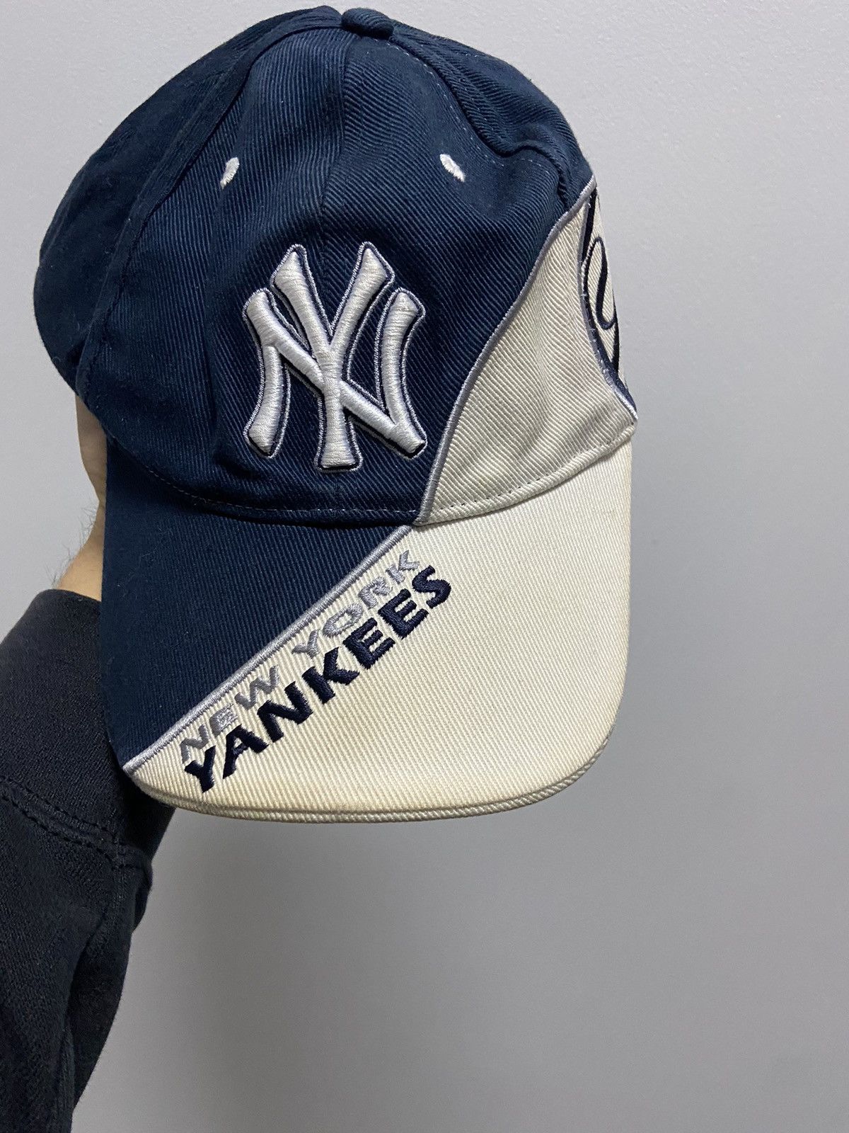 New York Yankees × Vintage New York Yankees big logo cap baseball vintage Size ONE SIZE - 9 Thumbnail