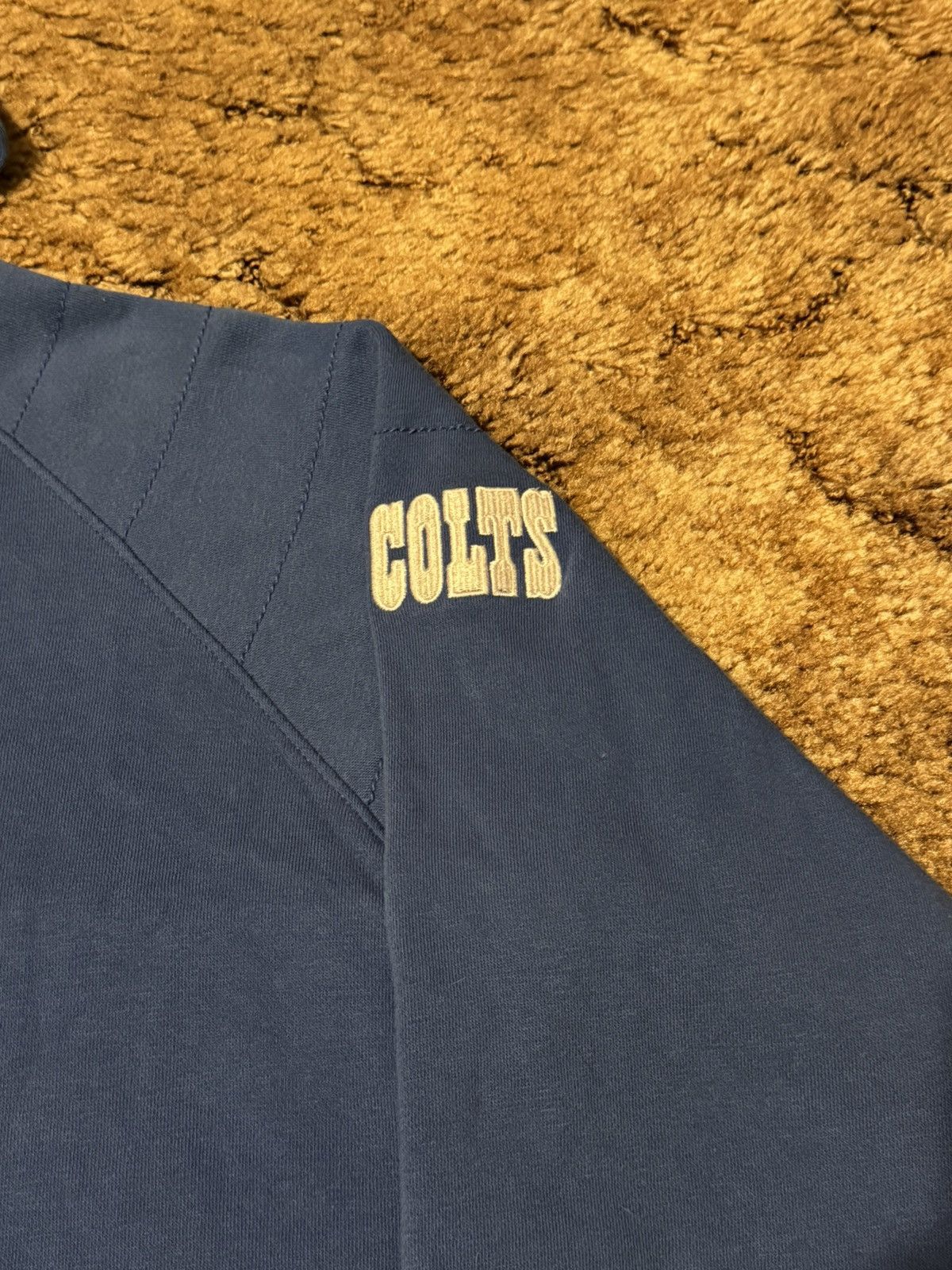 NFL Majestic NFL Indianapolis Colts Full Zip Hoodie Blue XLarge Size US XL / EU 56 / 4 - 2 Thumbnail