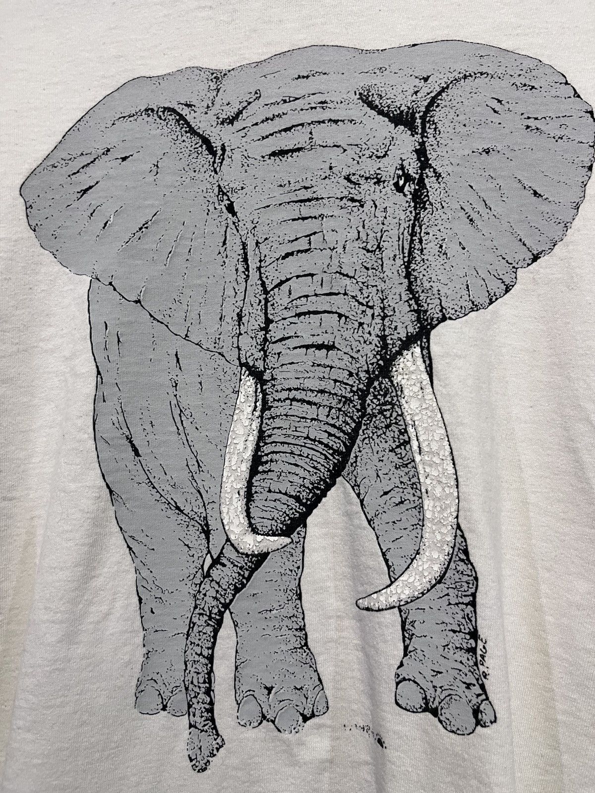 Vintage Elephant graphic tee Size US XL / EU 56 / 4 - 2 Thumbnail