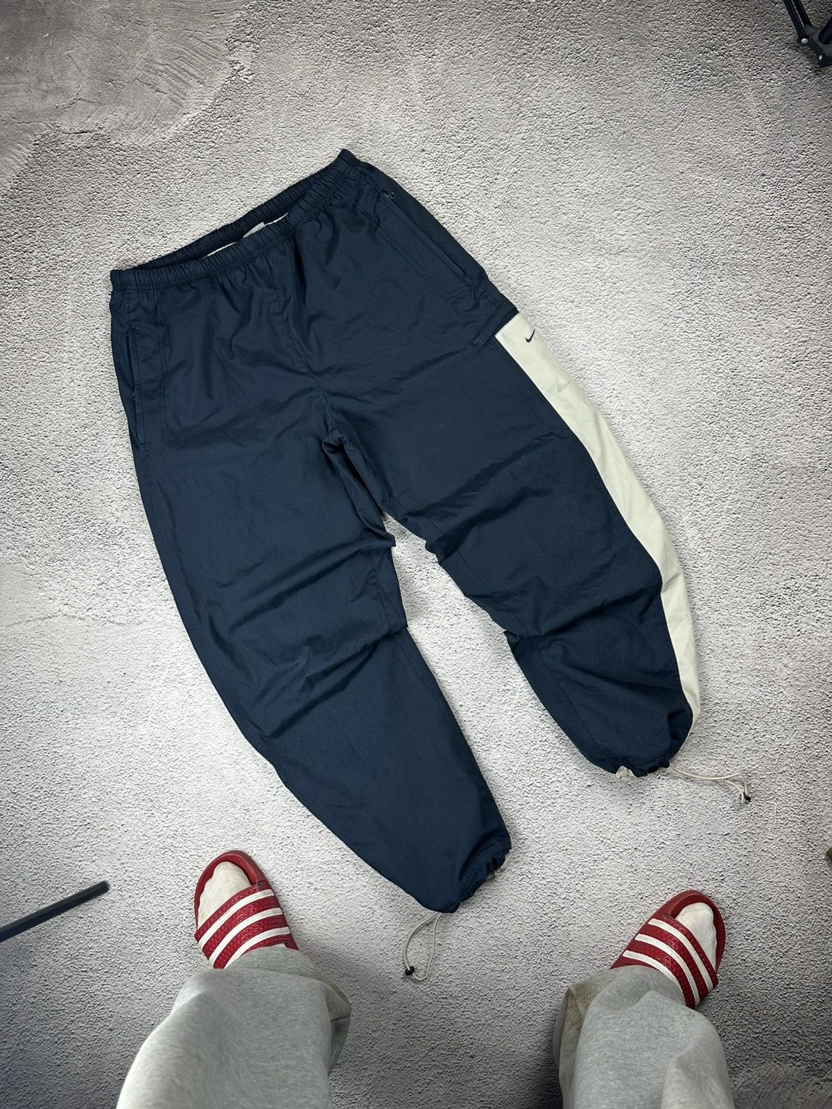 Nike Vintage Nike Nylon Track Pants Drill Y2K Style Baggy Size US 32 / EU 48 - 1 Thumbnail