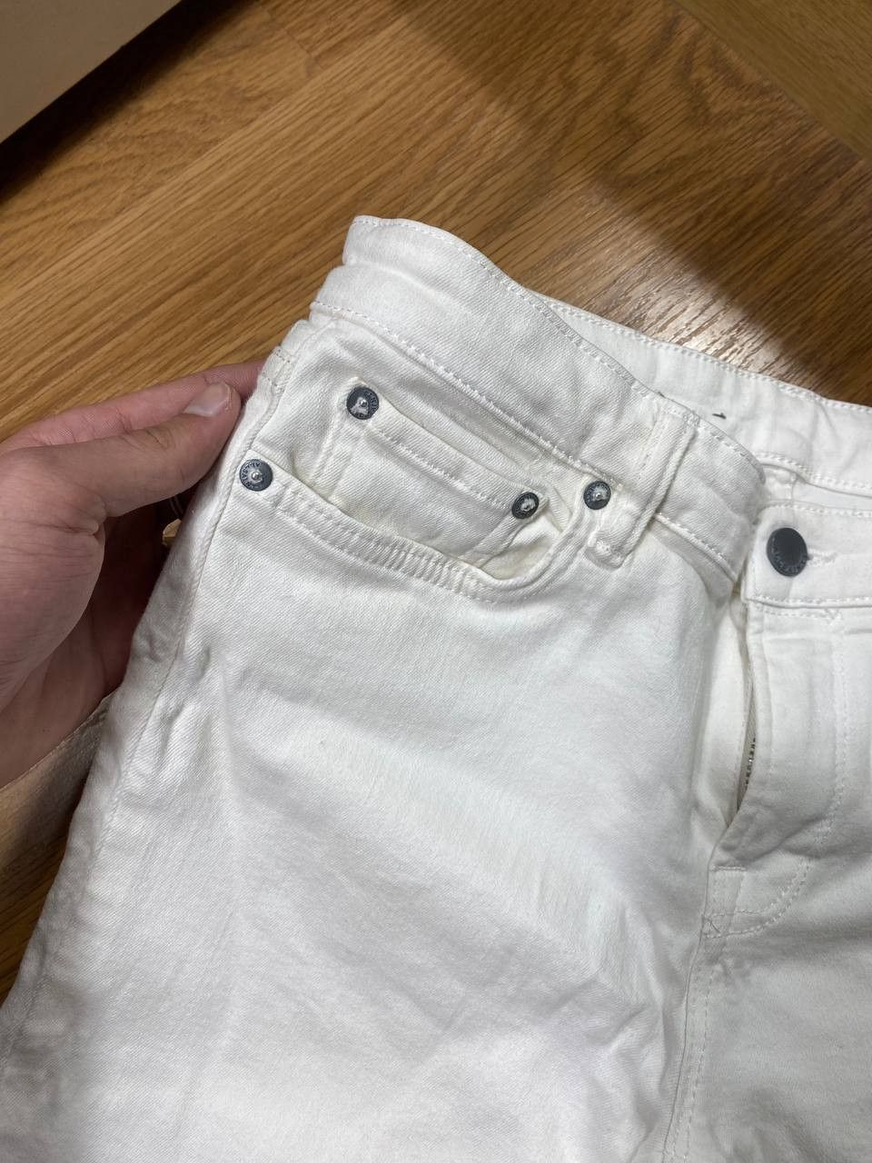 Allsaints × Japanese Brand Crazy Crash Dirty Baggy Faded Jean Japan Avant Garde Style Size US 28 / EU 44 - 18 Thumbnail