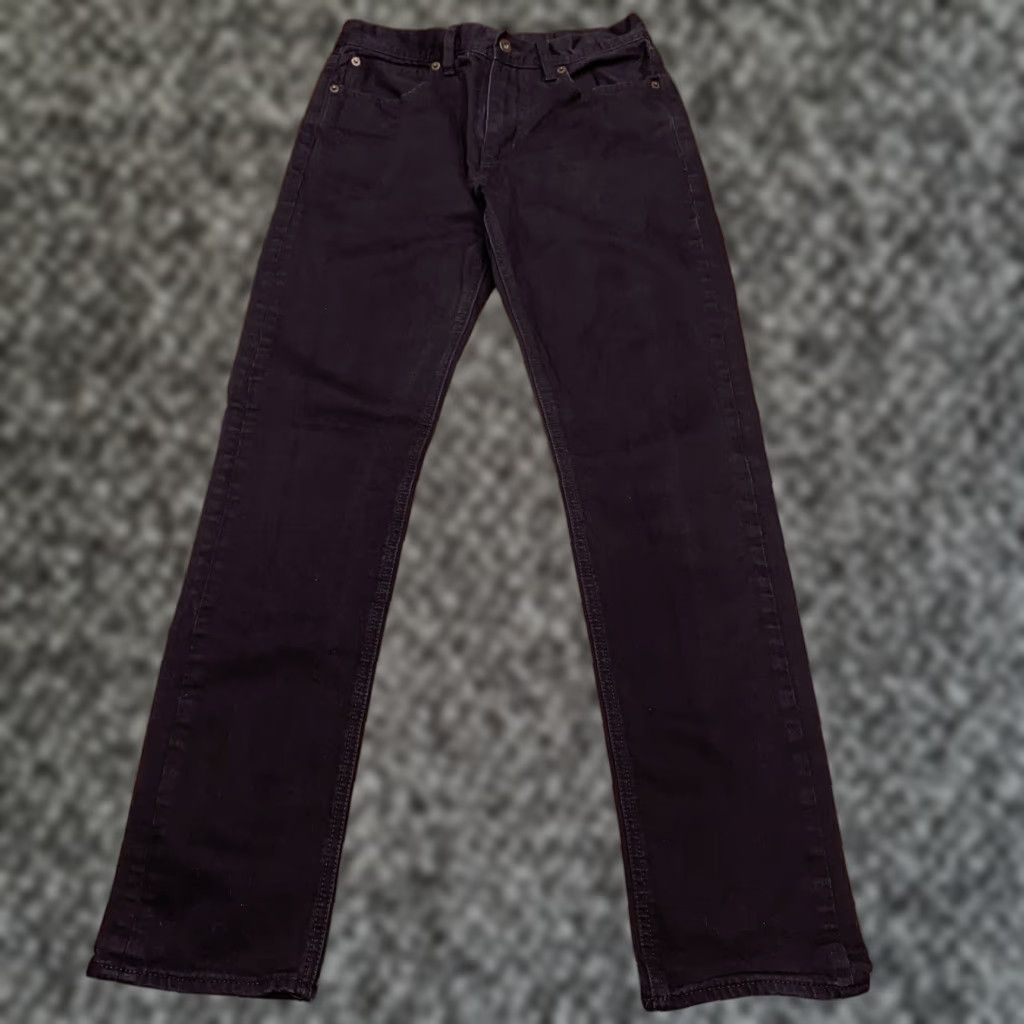 J.Crew J.CREW Jeans Slim 28x32 Black Mid Rise 5-Pocket Denim Denim Jeans Modern Mens Tapered Size US 28 / EU 44 - 1 Thumbnail