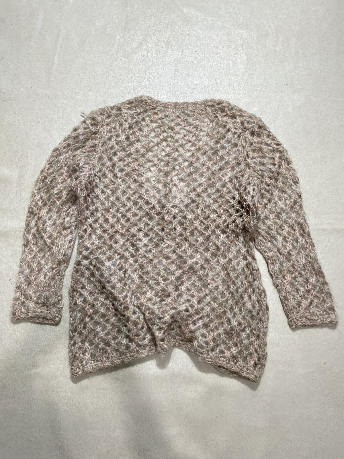 Vintage Vintage 1980s Fishnet Mohair Cardigan Size US S / EU 44-46 / 1 - 5 Thumbnail