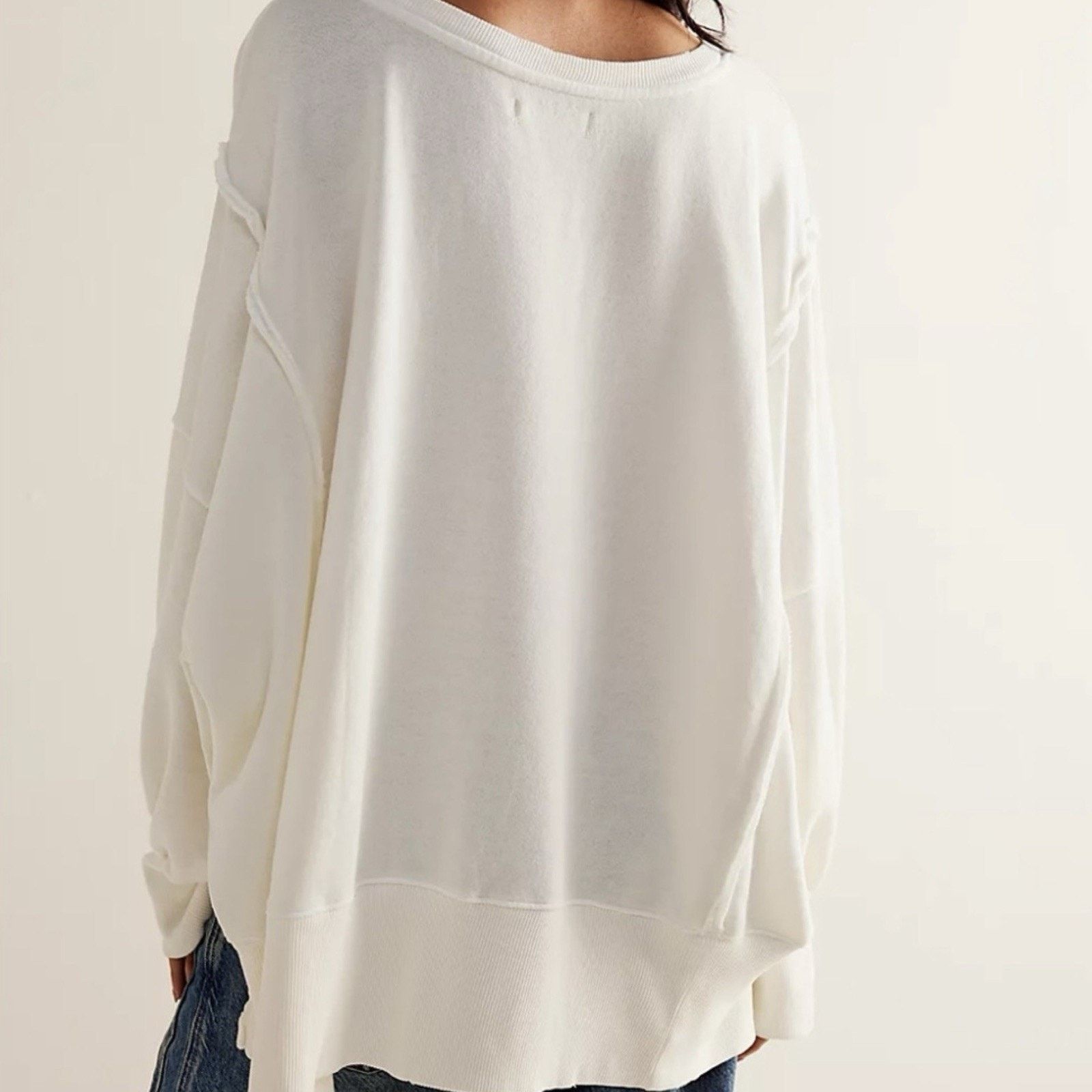 Free People Free People We The Free “18” Camden Oversized Pullover Small Size S / US 4 / IT 40 - 2 Thumbnail