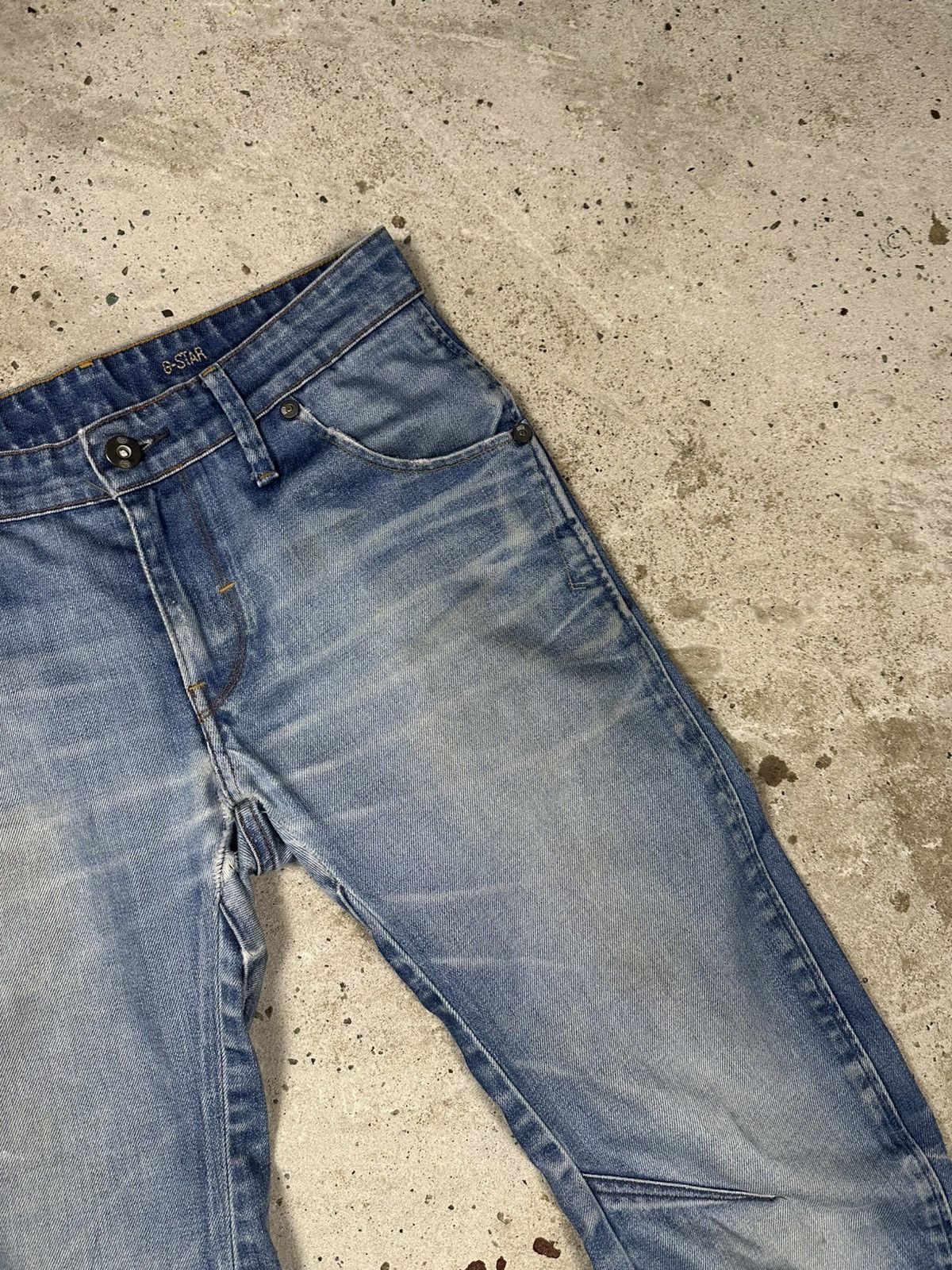 G-Star × Japanese Brand × Vintage Vintage Y2K G Star Raw Arc Slim Distressed Denim Pants Jeans Size US 29 - 8 Thumbnail