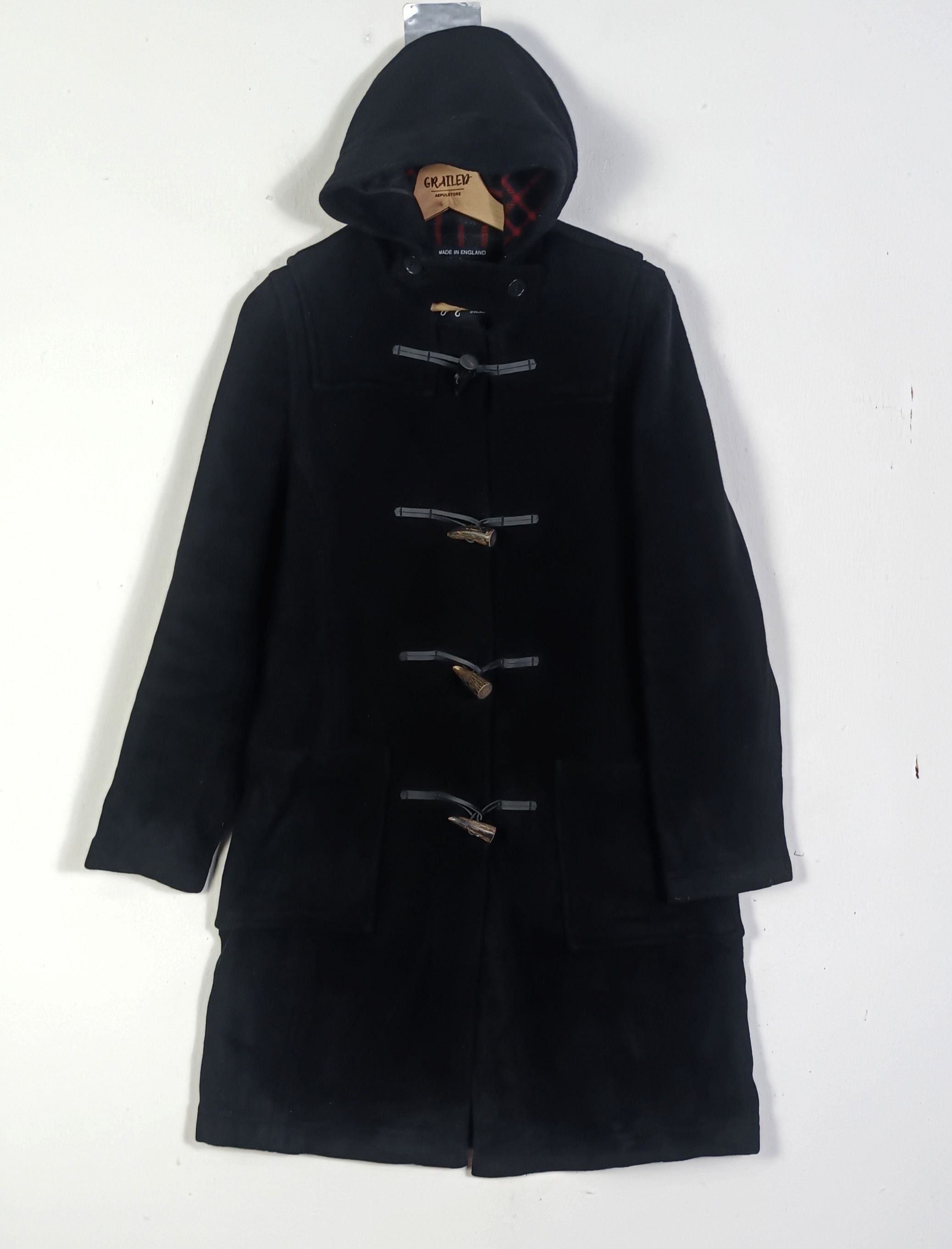 Gloverall Vintage 💥 Gloverall Duffle Coat Jacket Made In England Size US S / EU 44-46 / 1 - 3 Thumbnail