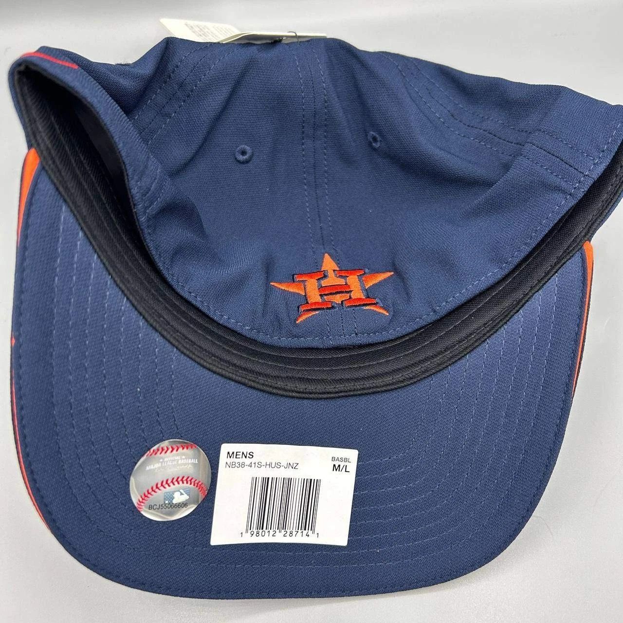 Nike Houston Astros x Nike Rise Flex Hat Men M-L Stretch Fitted Size ONE SIZE - 3 Thumbnail