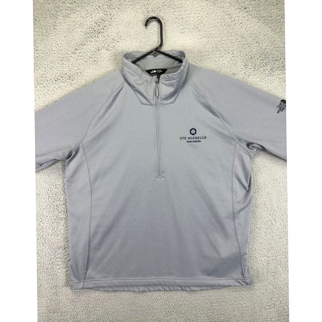 The North Face The North Face Sweatshirt Mens 2XL Gray Quarter Zip Pullover Stretch Pullover Sweatshirt Men Size US XXL / EU 58 / 5 - 2 Thumbnail