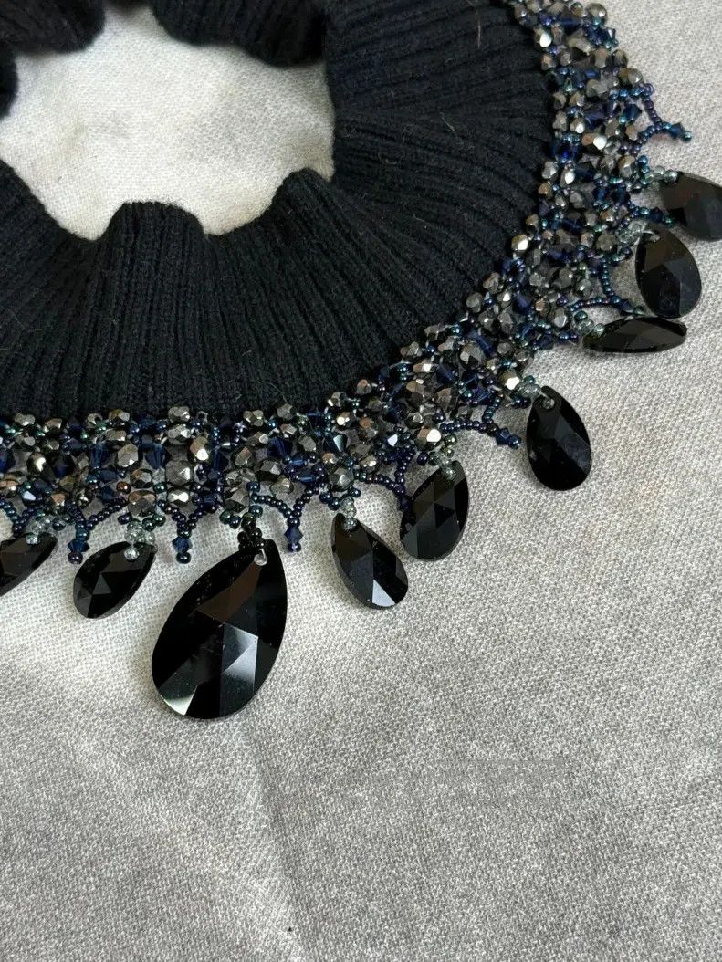Undercover Undercover Gemstone Beaded Knit Collar Size ONE SIZE - 4 Thumbnail