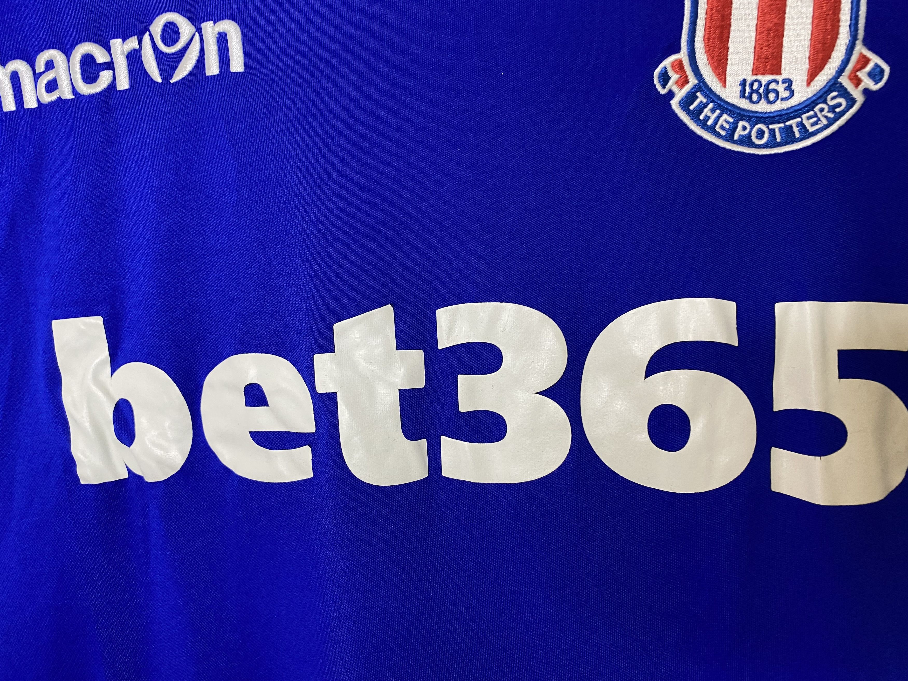 Macron STOKE CITY 2016 2017 GOALKEEPER FOOTBALL SHIRT SOCCER JERSEY Size US M / EU 48-50 / 2 - 3 Thumbnail