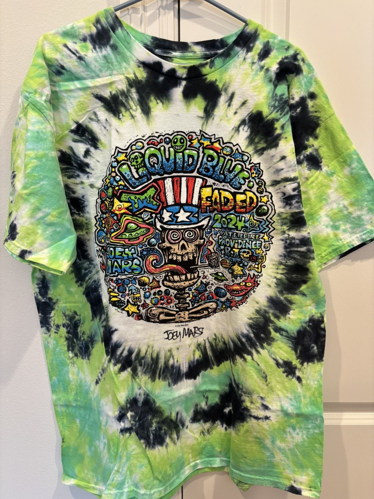 Liquid Blue Joey Mars x Faded x Liquid Blue Event Shirt SIGNED /400 - XL Size US XL / EU 56 / 4 - 1 Thumbnail