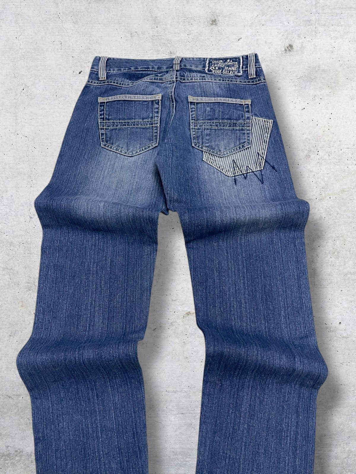 Japanese Brand VINTAGE CAESSE CFAFTES JAPAN DESIGNER ART PATCHWORK DENIM Size US 30 / EU 46 - 12 Thumbnail
