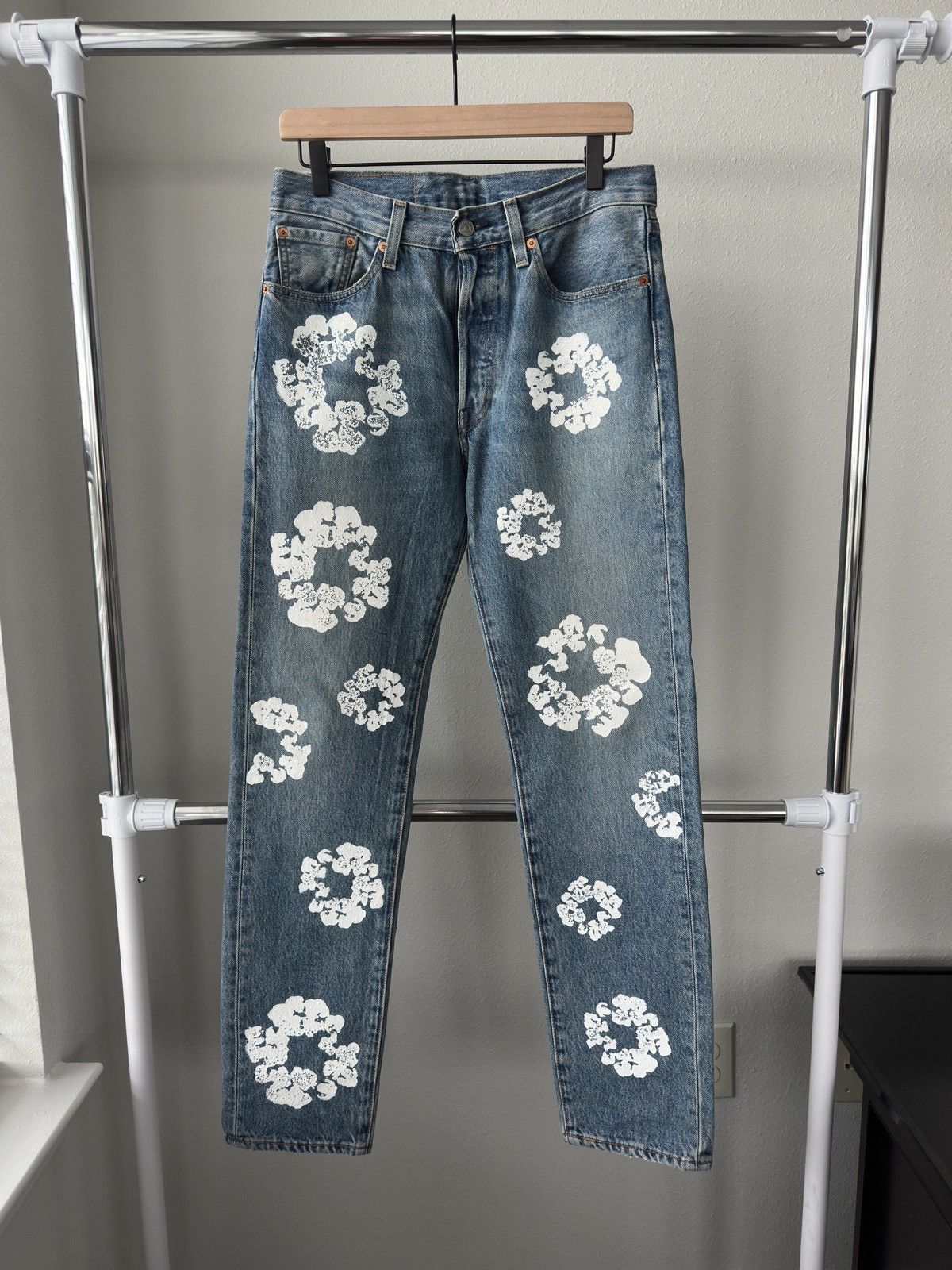 DENIM TEARS × Levi's Denim Tears x Levi's Western Stitch 501 Jeans
