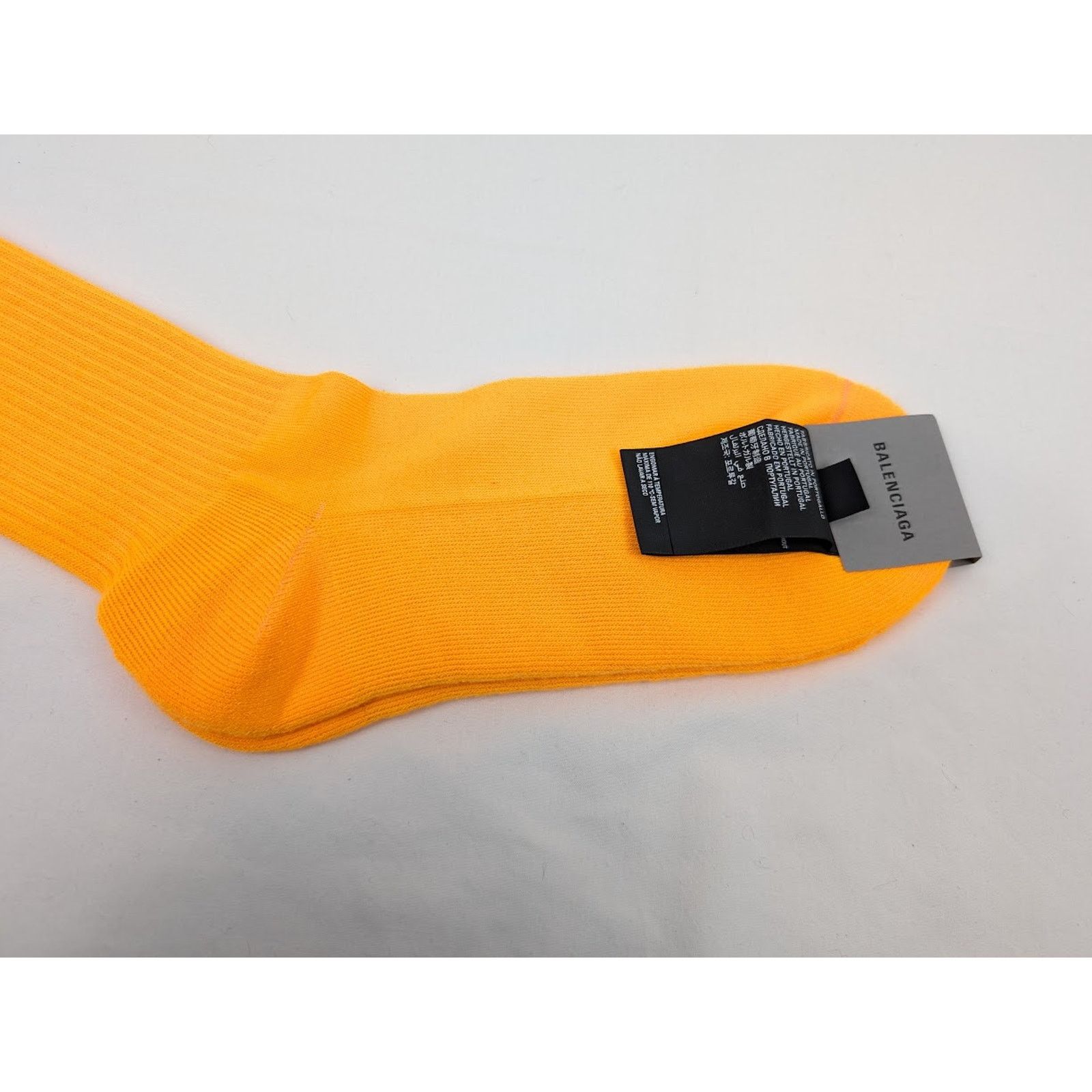 Balenciaga o1rshd1 Size: L / Sport Socks in Yellow Size ONE SIZE - 5 Thumbnail
