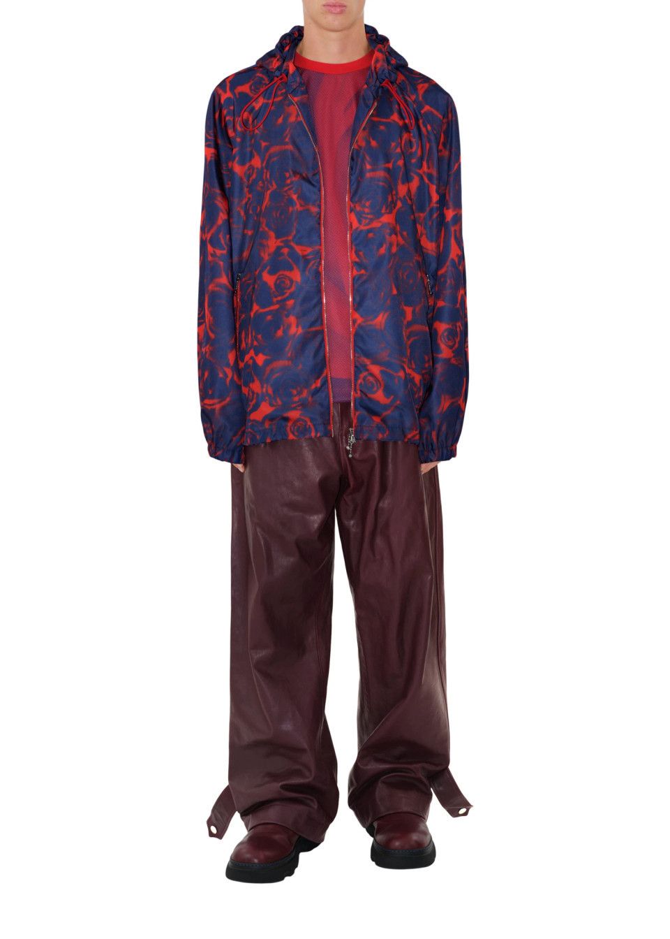 Burberry o1y0426 Hooded Jacket in Blue/Red Size US XS / EU 42 / 0 - 3 Thumbnail