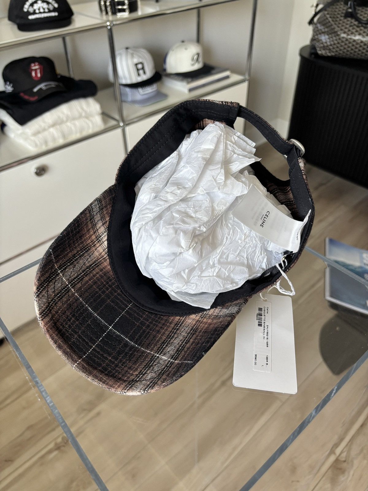 Celine CELINE | $590 | WOOL COLLEGE PATCH LETTER BASEBALL HAT Size ONE SIZE - 13 Thumbnail