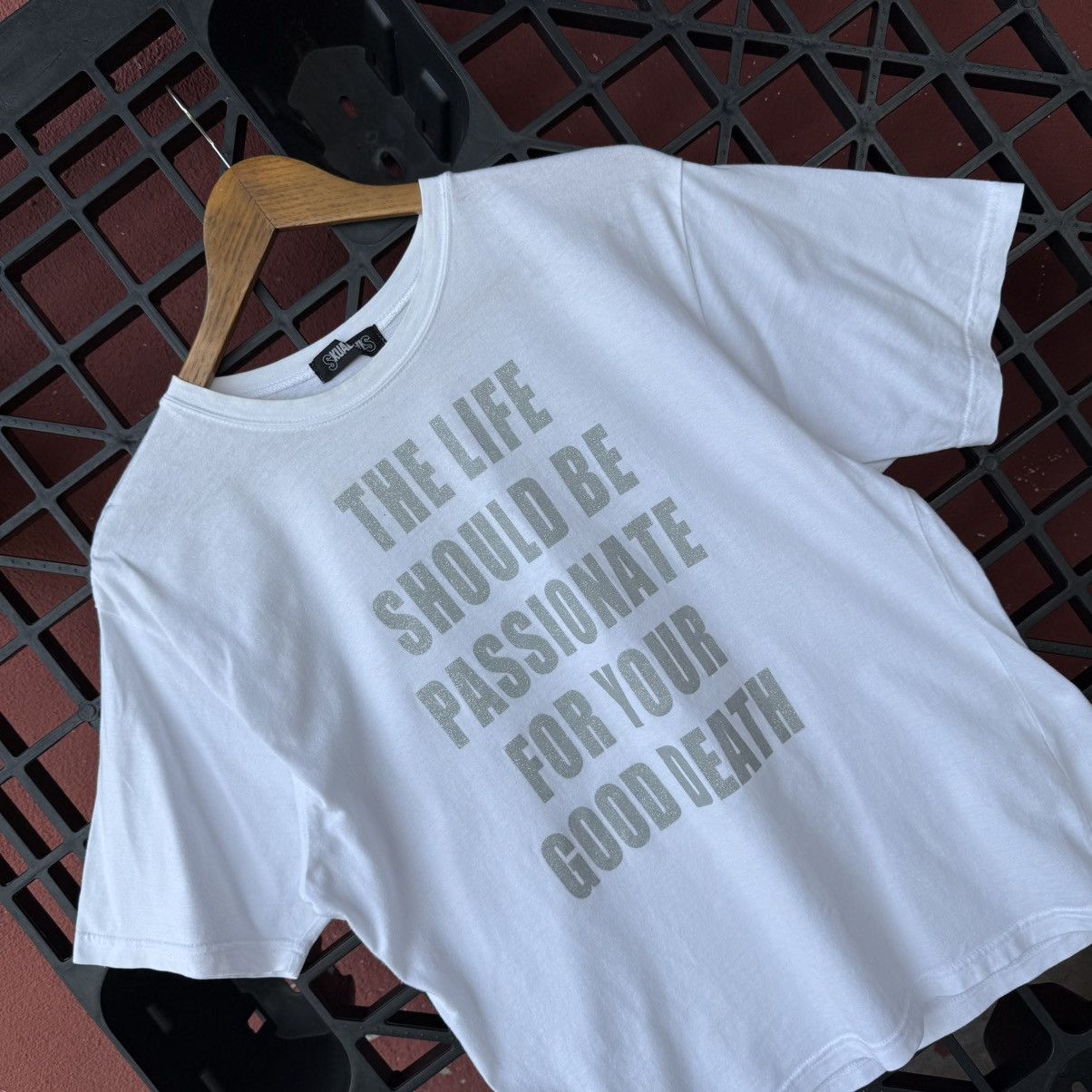 Japanese Brand Y2K Graphic Glitching Font Print Skualewis Tee Size US M / EU 48-50 / 2 - 4 Thumbnail