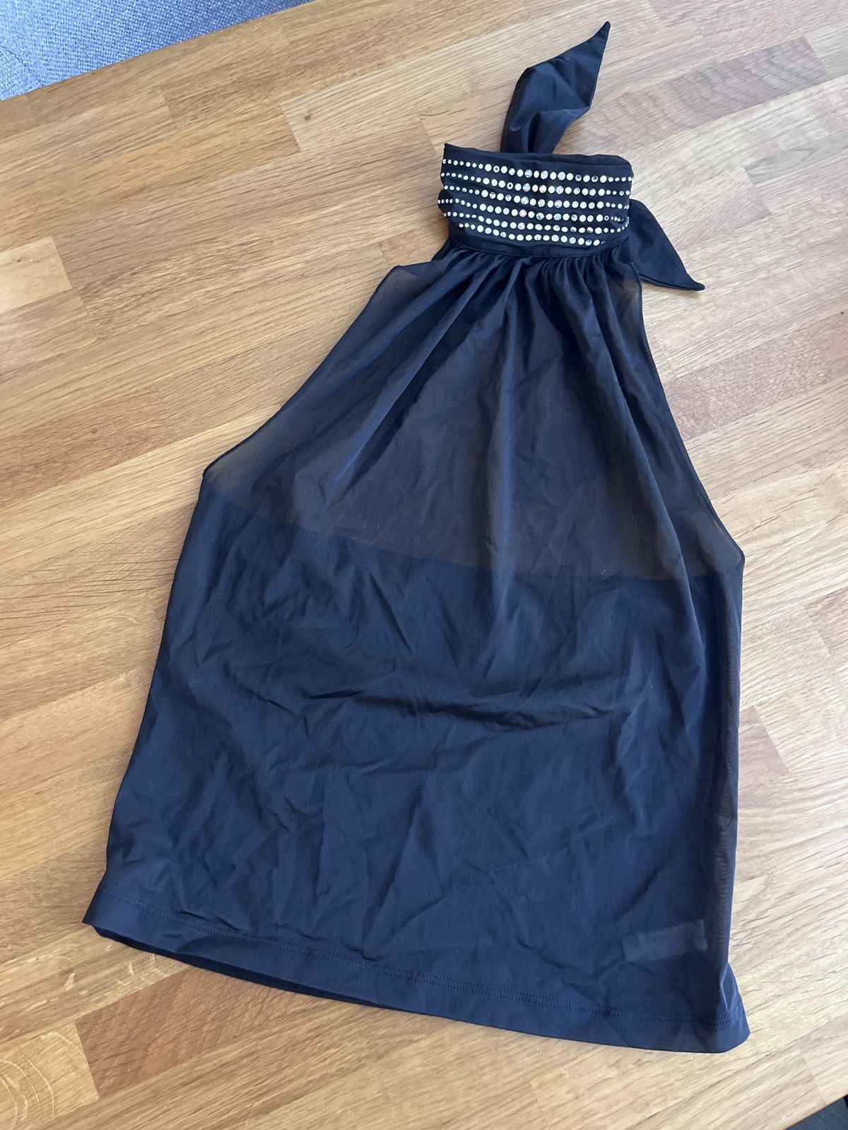 Other Margherita Mazzei couture sheer top with rhinestones M Size M / US 6-8 / IT 42-44 - 1 Thumbnail