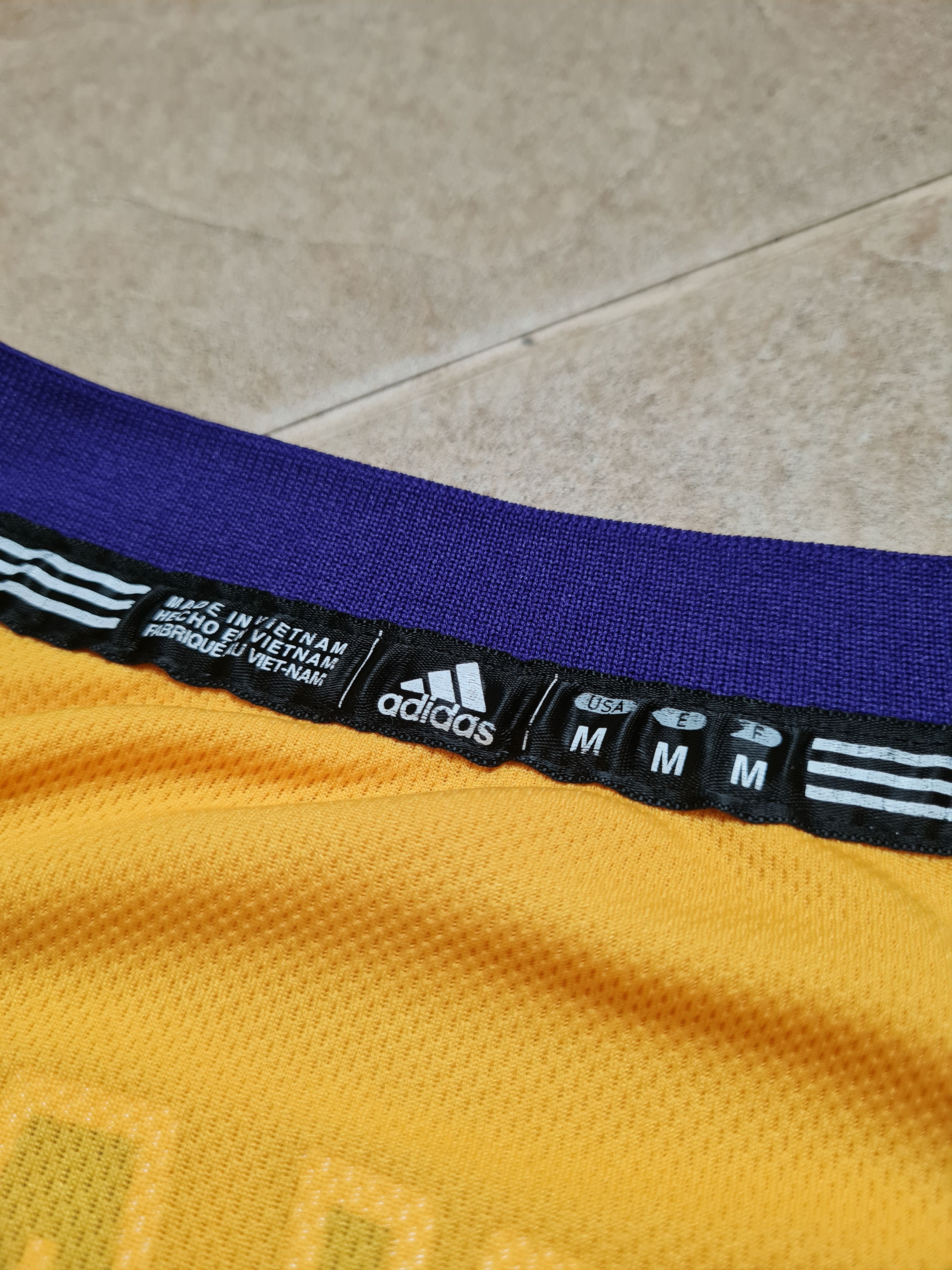 Adidas Adidas NBA Lakers #24 Bryant 2013 Yellow Men’s Shirts Size M Size US M / EU 48-50 / 2 - 14 Thumbnail