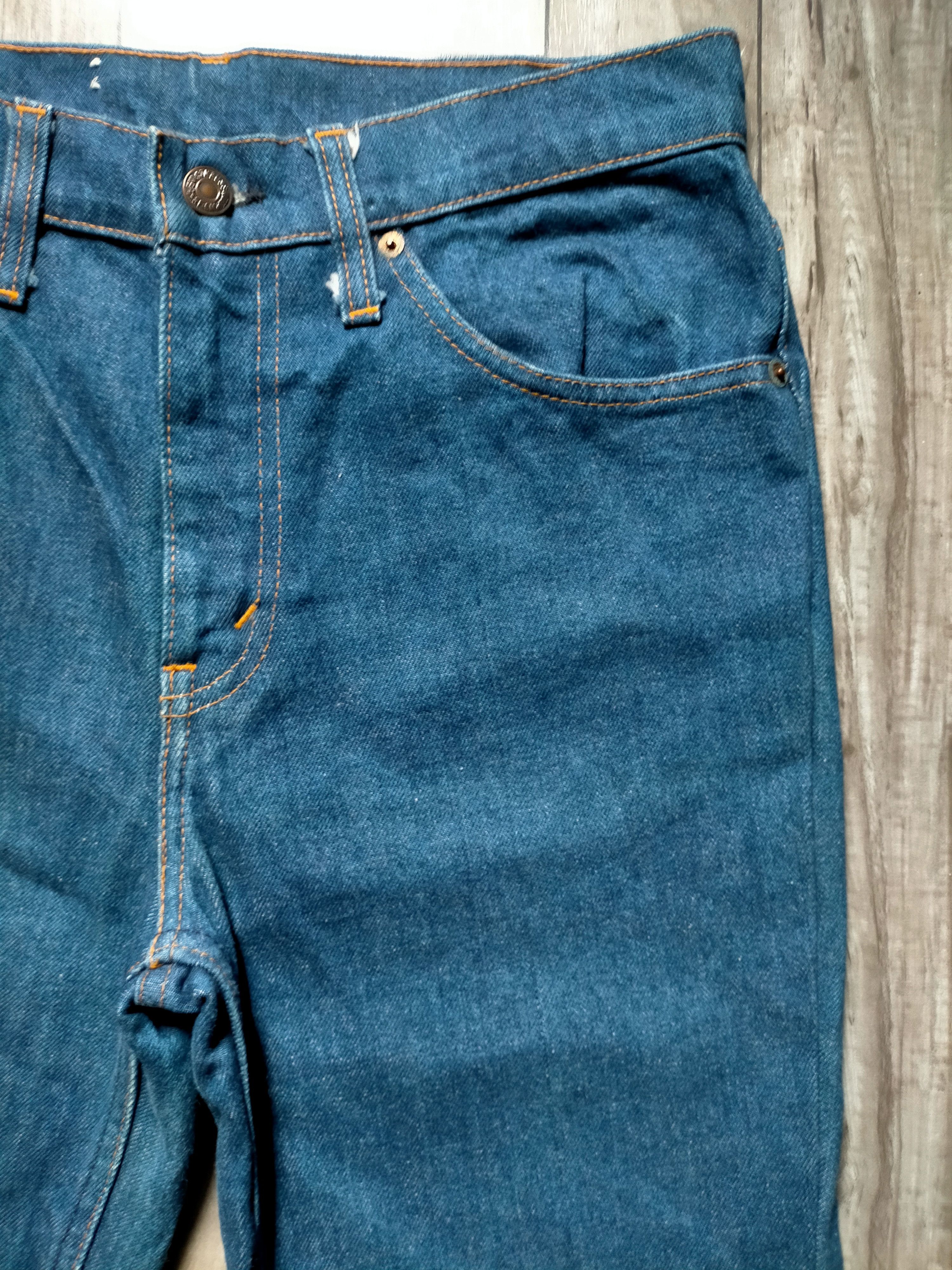 Levi's Flare Jeans Vtg 80s Levis 507 Boot cut Denim Size US 29 - 5 Thumbnail