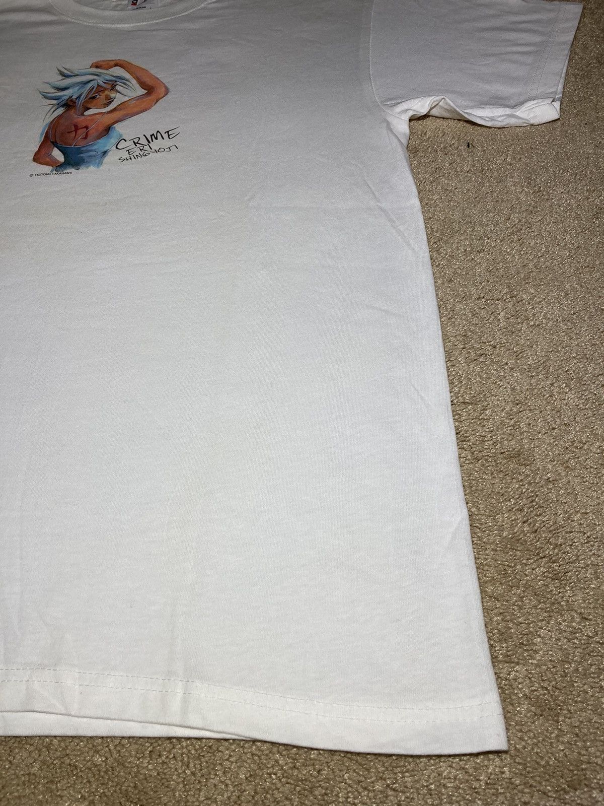 Anime 2001 Tsutomu Takahashi Manga Anime Tee Eri Shingyoji Crime Size US L / EU 52-54 / 3 - 6 Thumbnail
