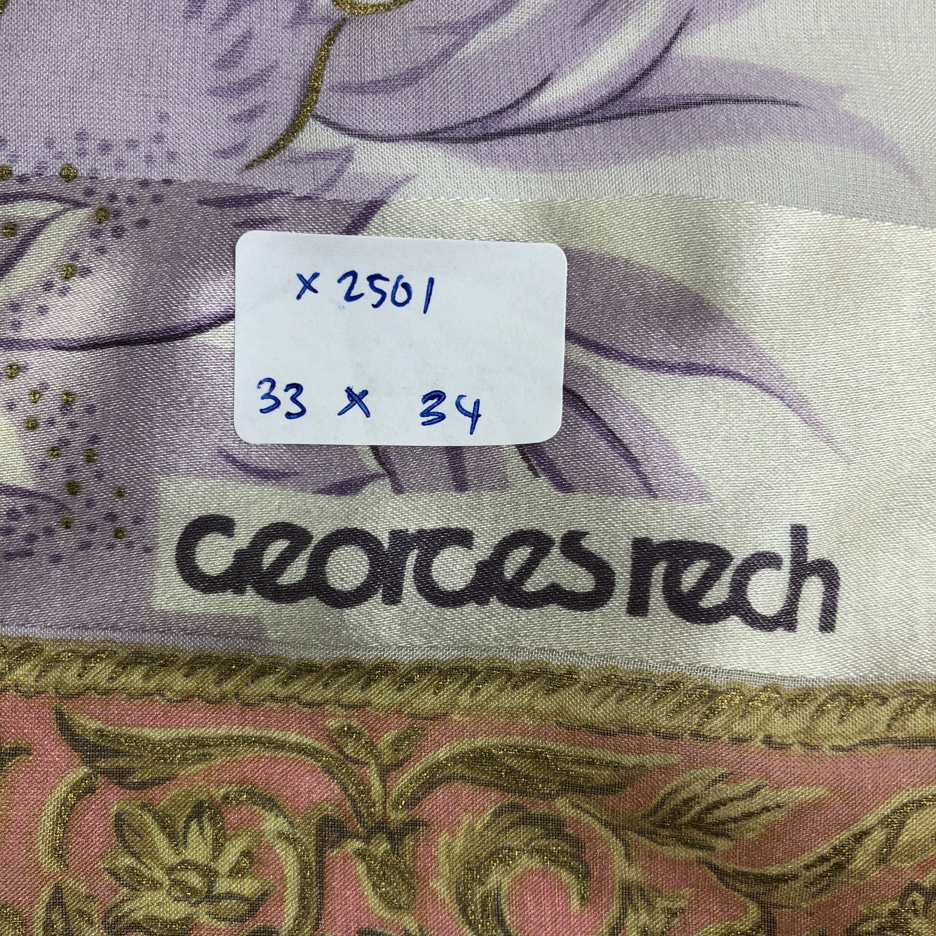 Vintage Vintage Georges Rech Silk Scarf Size ONE SIZE - 6 Thumbnail